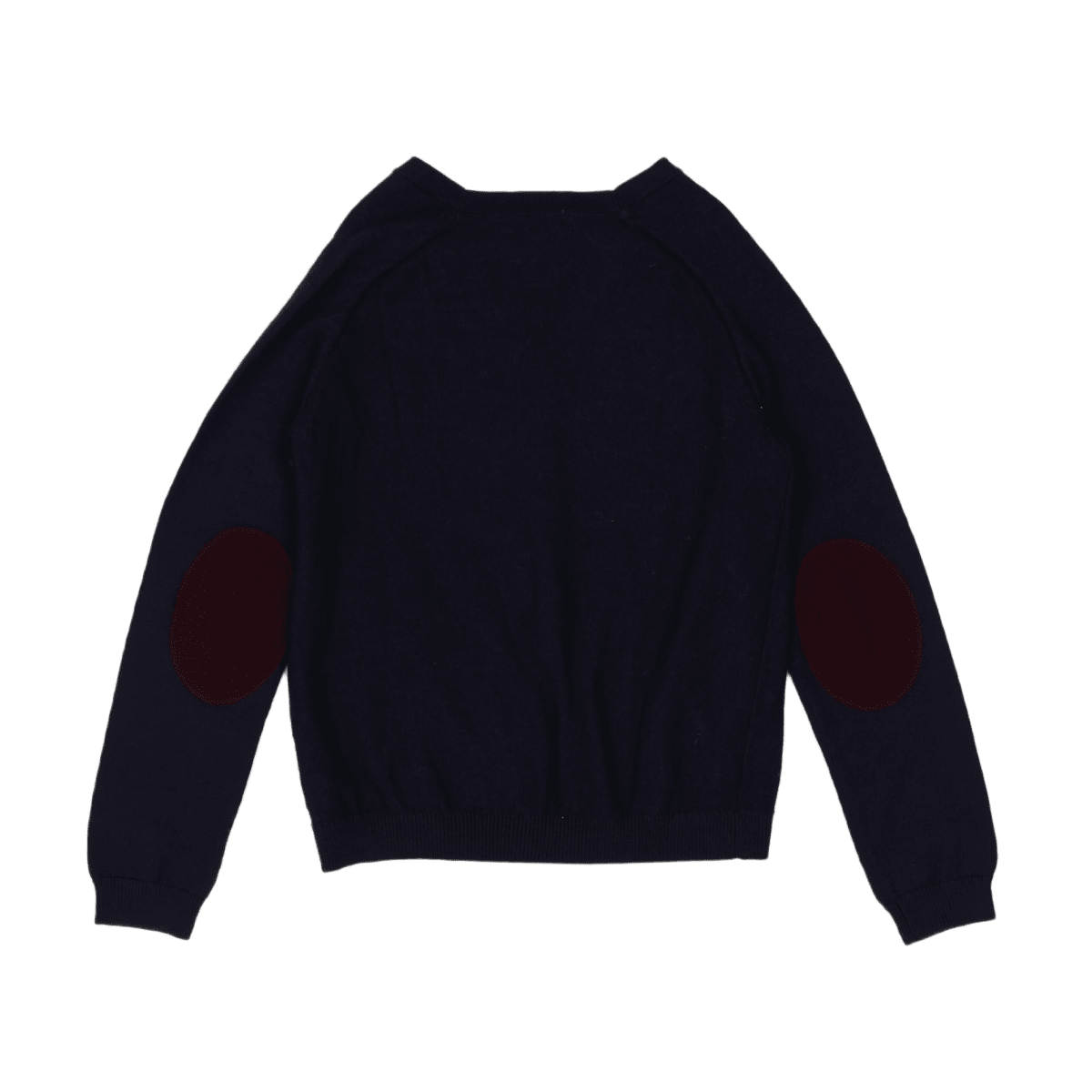 BONPOINT - Marineblaue Wollstrickjacke - 8 Jahre