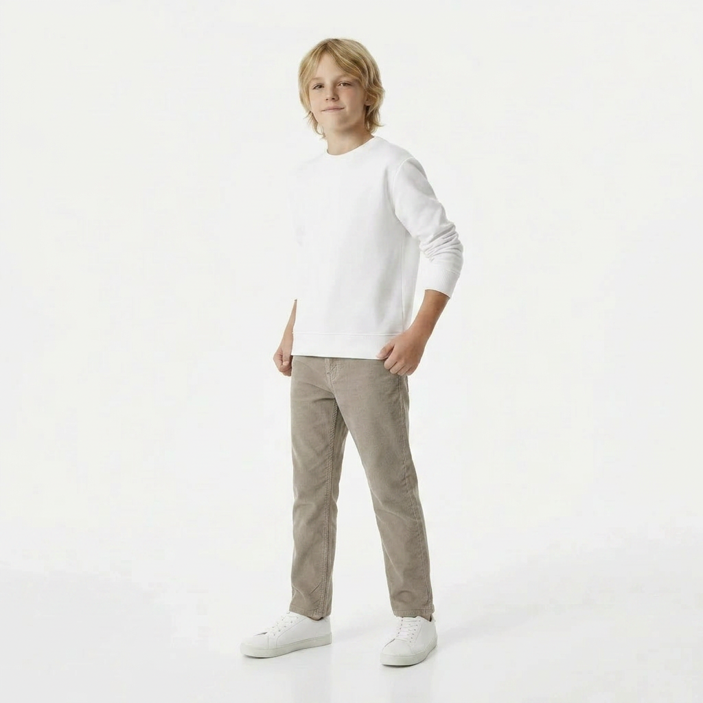 BELLEROSE - PANTALON - BEIGE - 10 ANS