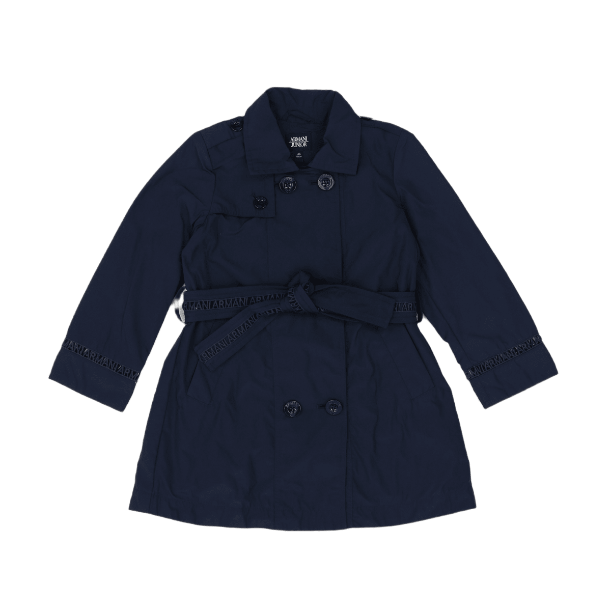 ARMANI JUNIOR - TRENCH - BLEU - 4 ANS