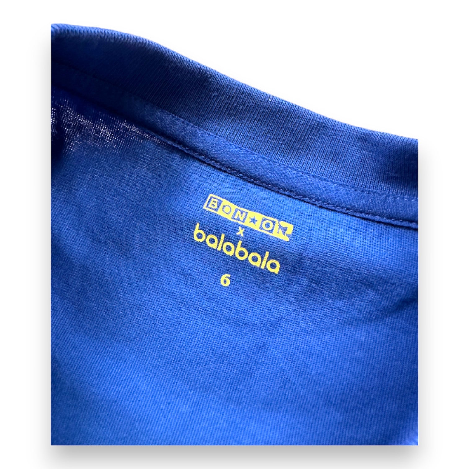 BONTON - T-SHIRT - BLEU, JAUNE - 6 ANS