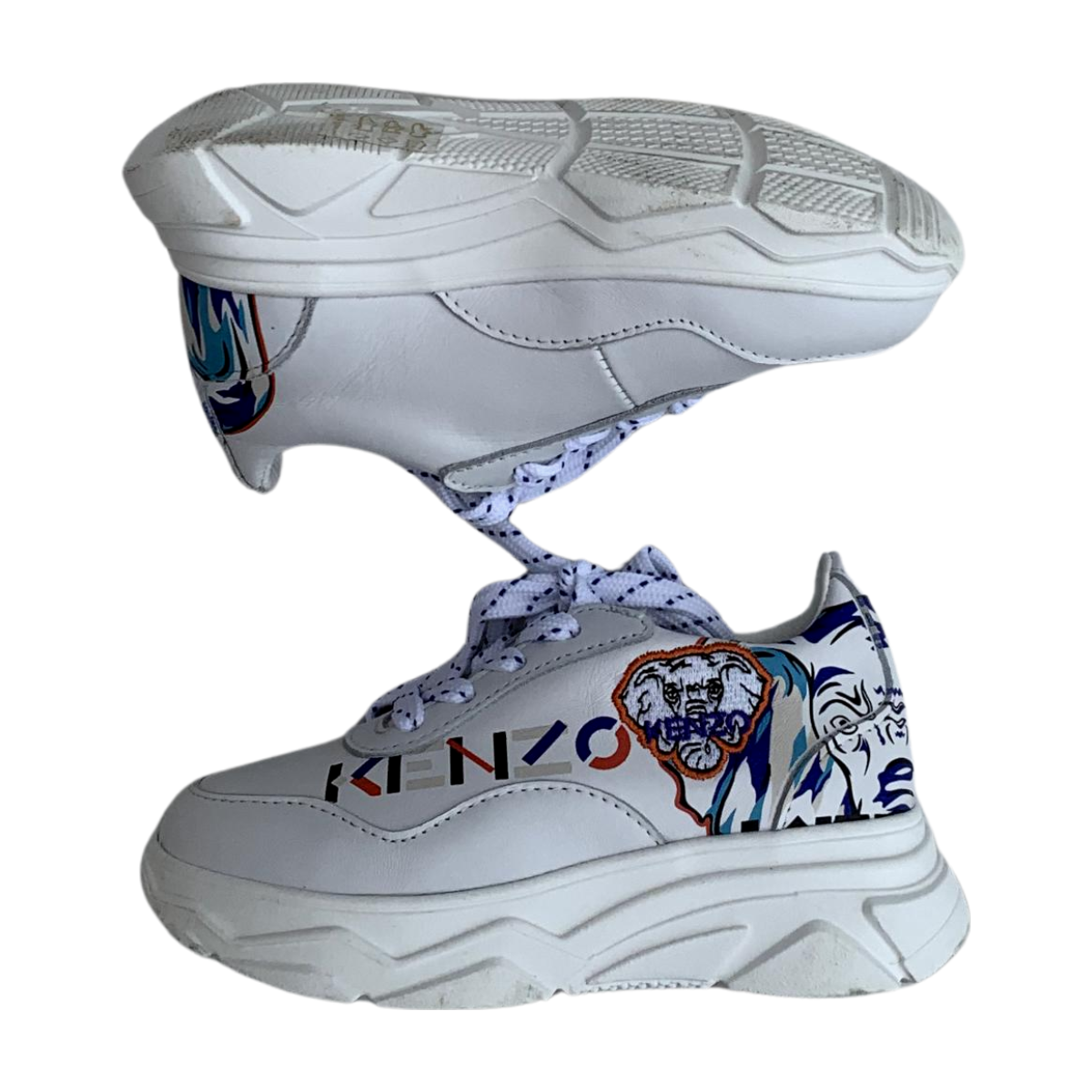 KENZO - BASKETS - BLANC - 25