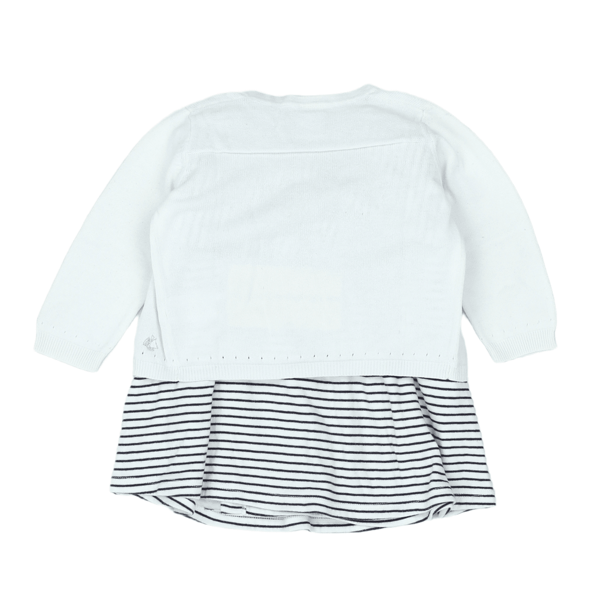 KLEINES BOOT - SET - WEISS, BLAU - 12 MONATE