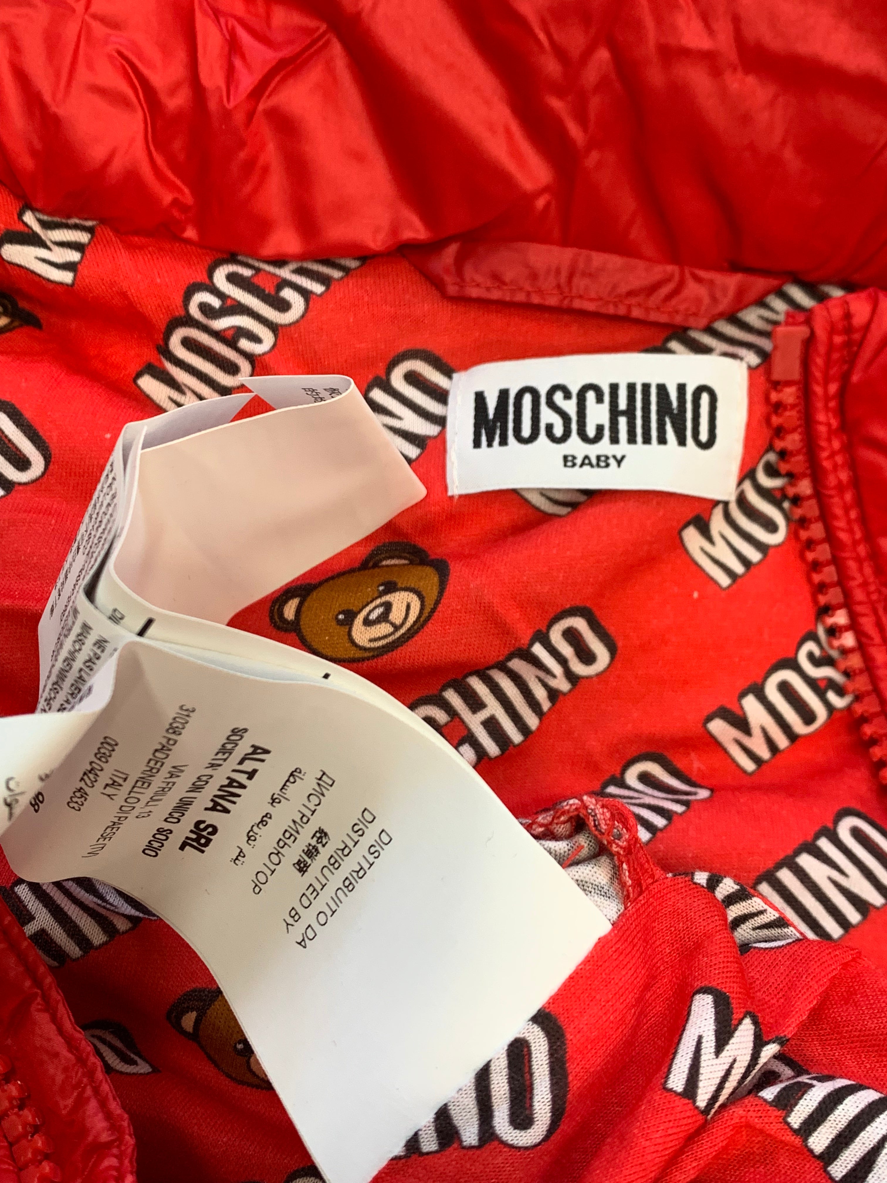 MOSCHINO - DOWN JACKET - RED - 3 YEARS