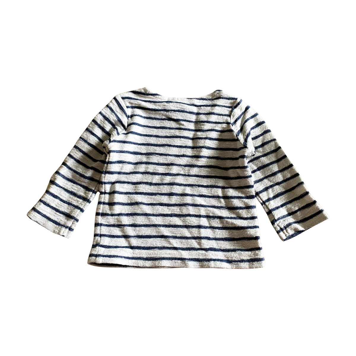 BONTON - T-SHIRT - BLEU, BLANC - 6 MOIS
