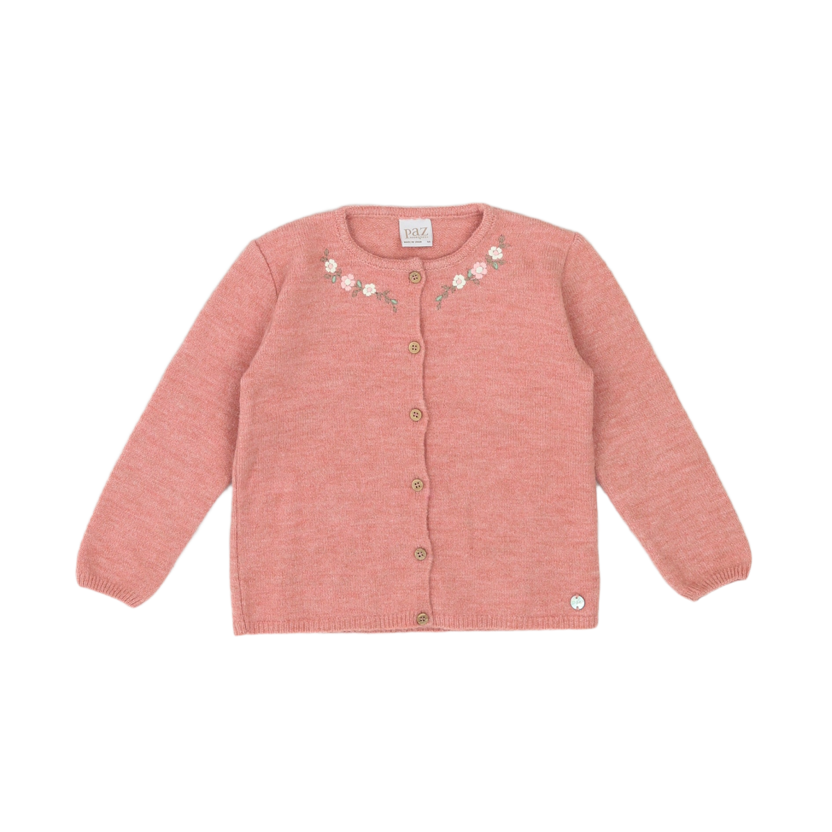 PAZ RODRIGUEZ - CARDIGAN - ROSE - 6 ANS