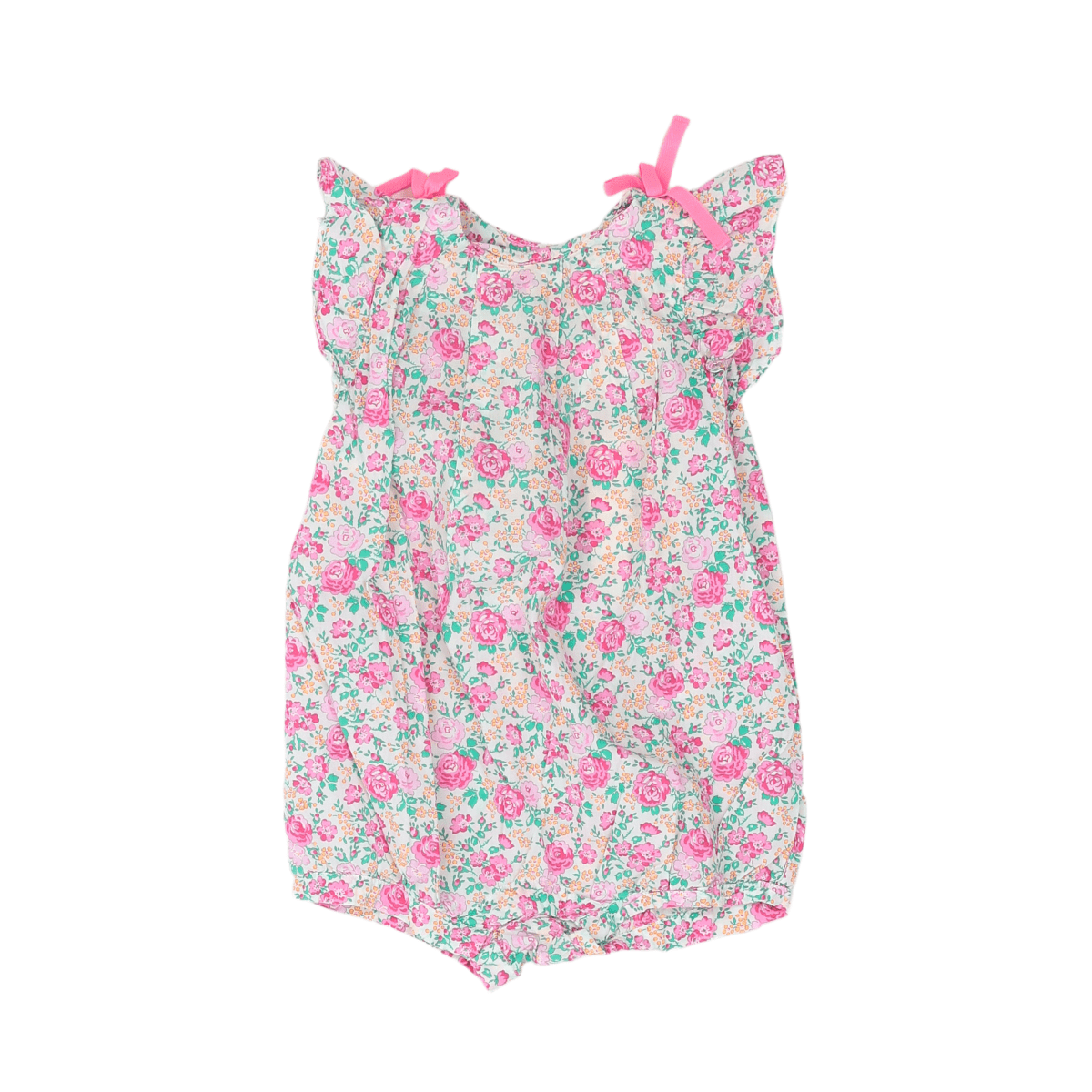 JACADI - COMBISHORT - ROSE, VERT - 3 ANS