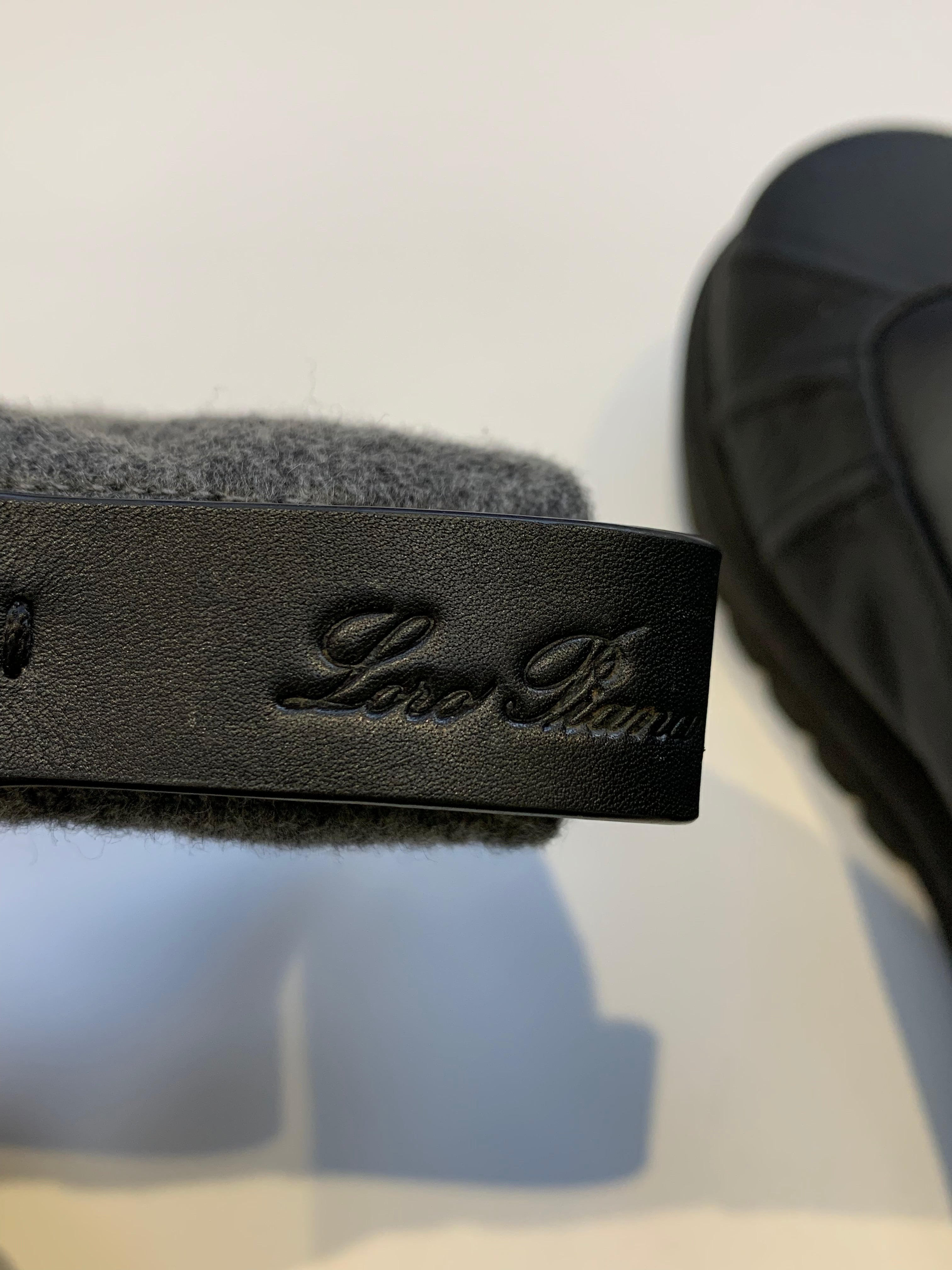 LORO PIANA - RAIN BOOTS - BLACK, GREY - 30