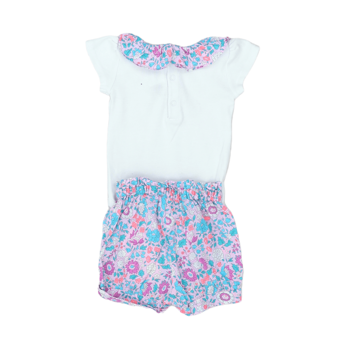 JACADI - ENSEMBLE - VIOLET, BLEU - 6 MOIS