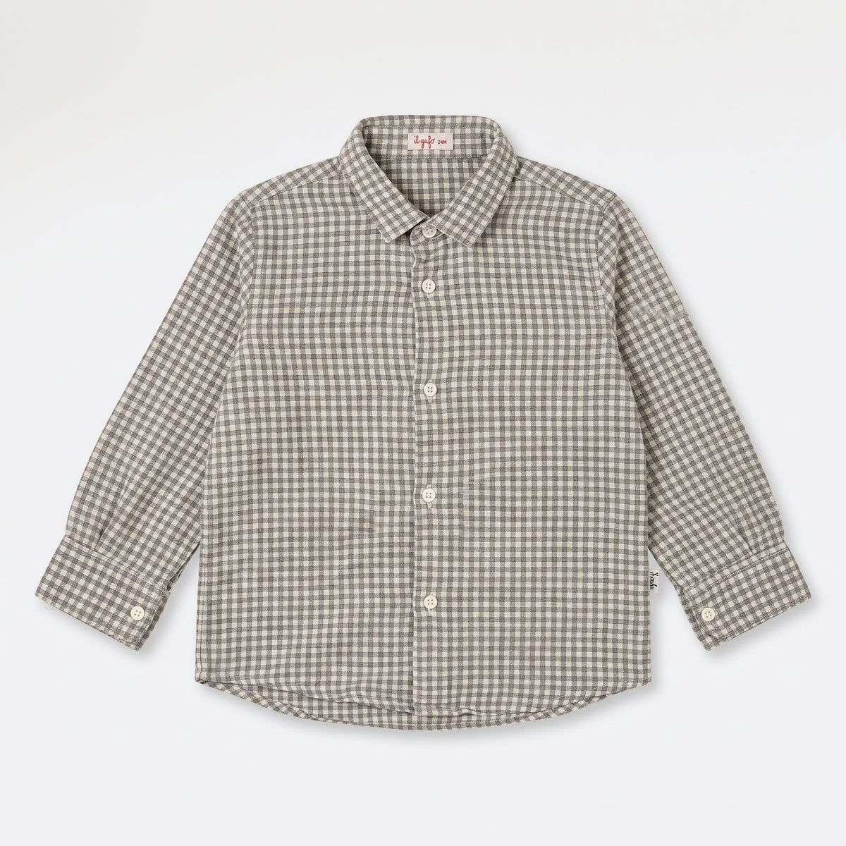 IL GUFO - CHEMISE - GRIS - 24 MOIS