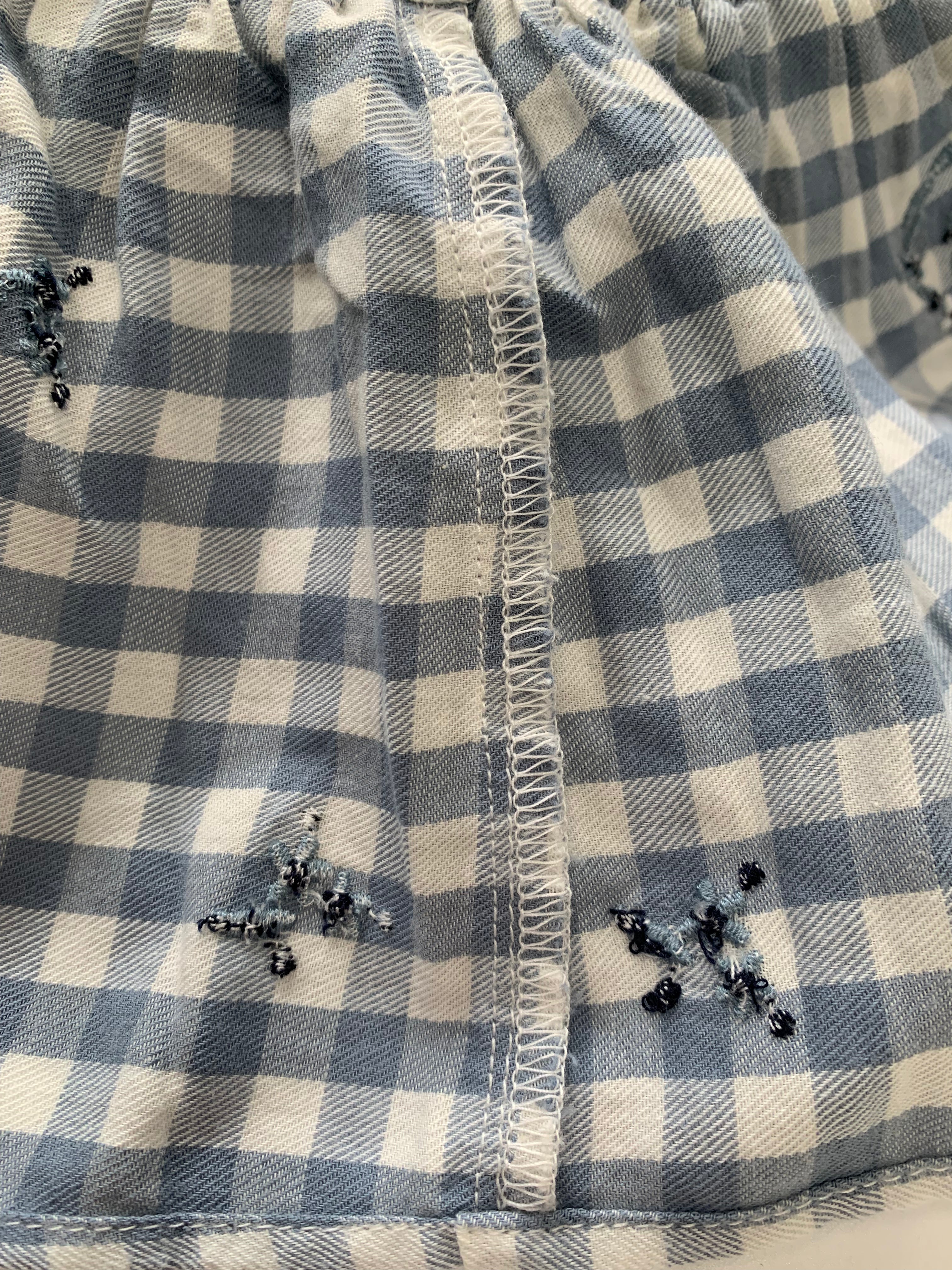 TARTINE & CHOCOLAT - KLEID - BLAU, WEISS - 3 MONATE