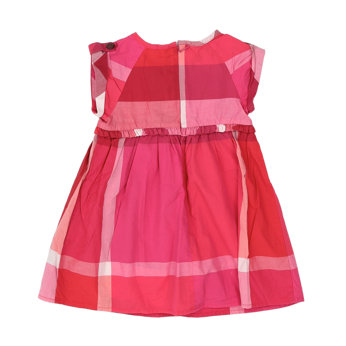 BURBERRY - ROBE - ROUGE - 9 MOIS