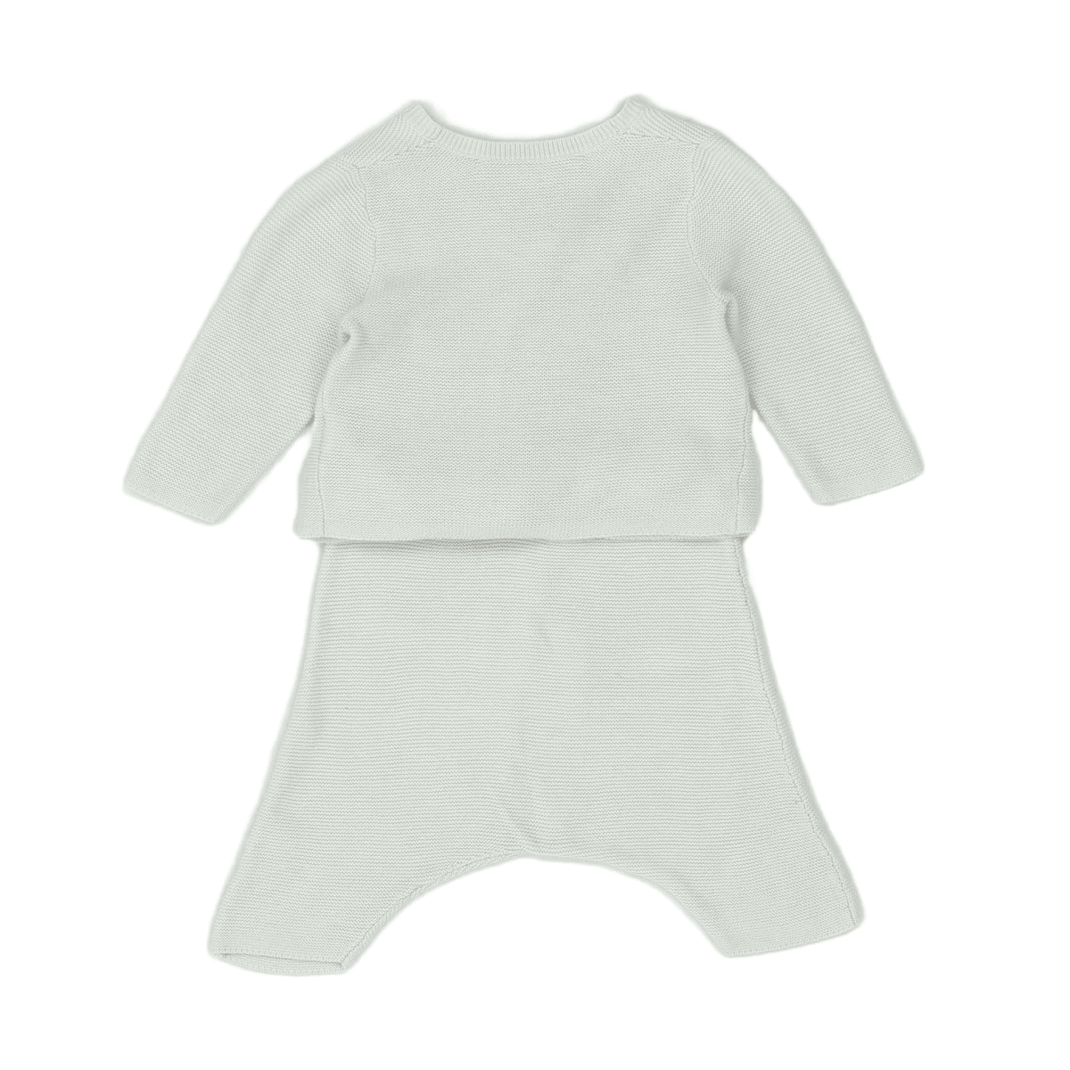 BONPOINT - Ensemble cardigan et legging beige - 3 mois