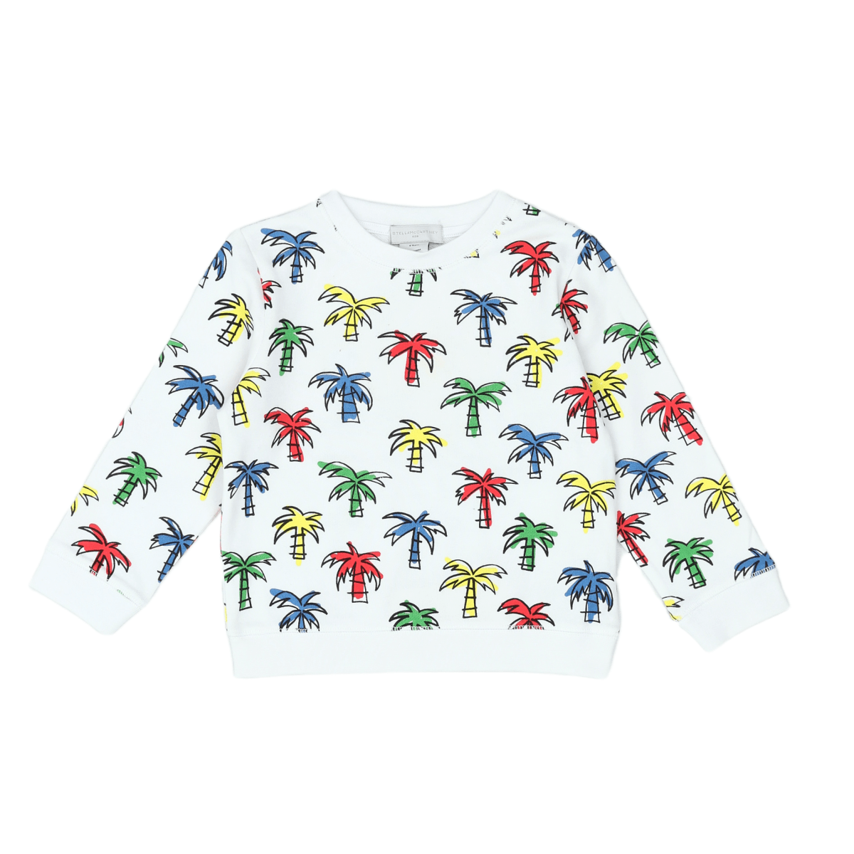 STELLA MCCARTNEY - SWEAT - BLANC, MULTICOLORE - 4 ANS