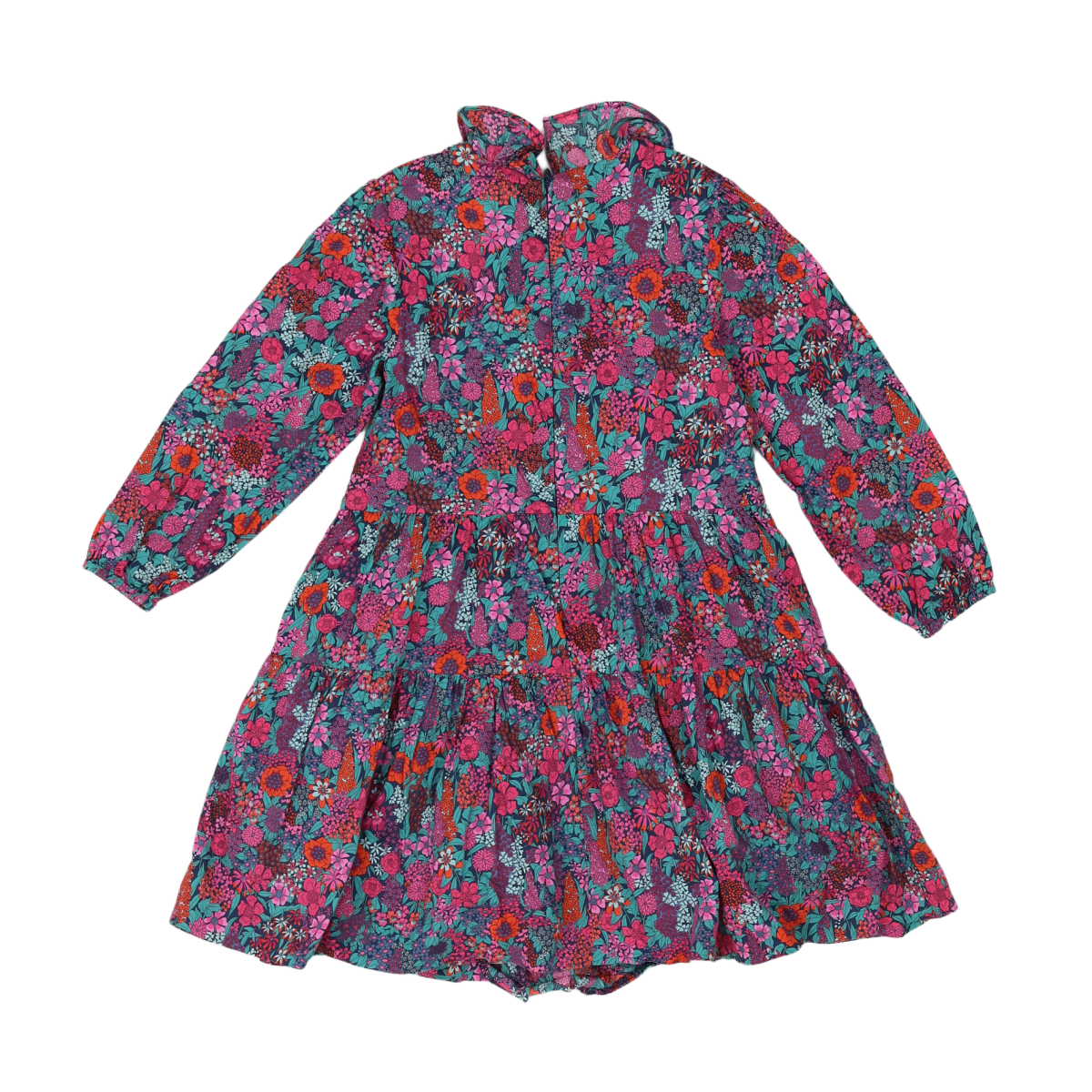 JACADI - ROBE - ROSE, ROUGE - 6 ANS