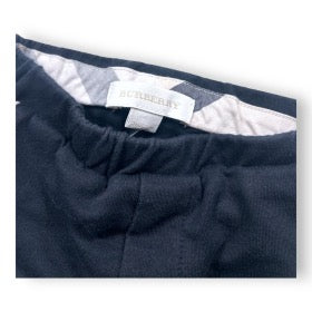BURBERRY - PANTS - BLACK - 3 MONTHS