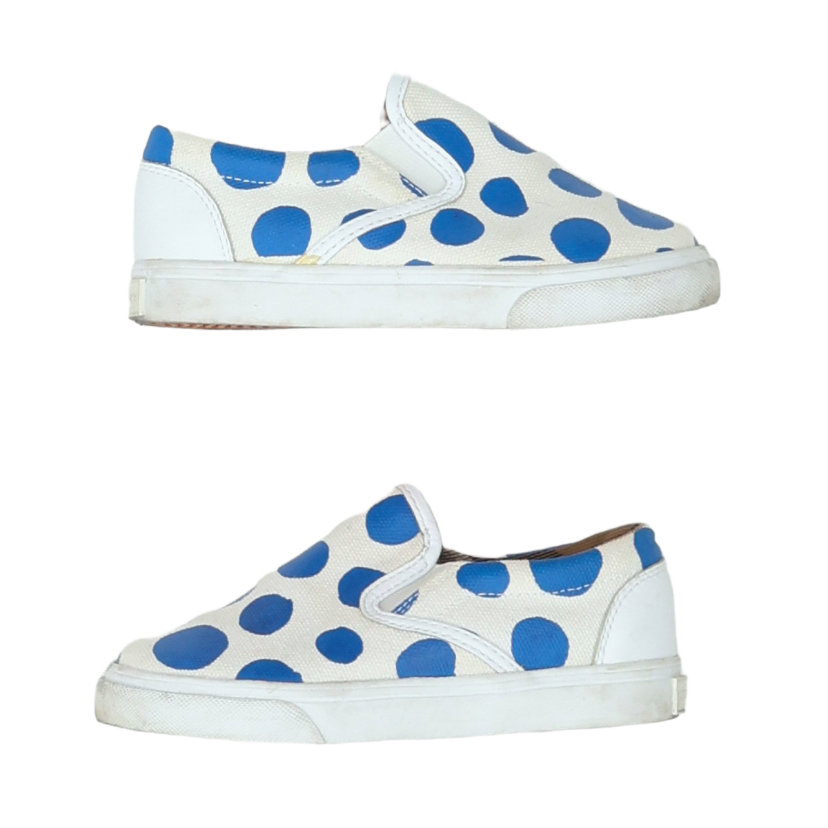 BURBERRY - BASKETS - BLANC, BLEU - 27