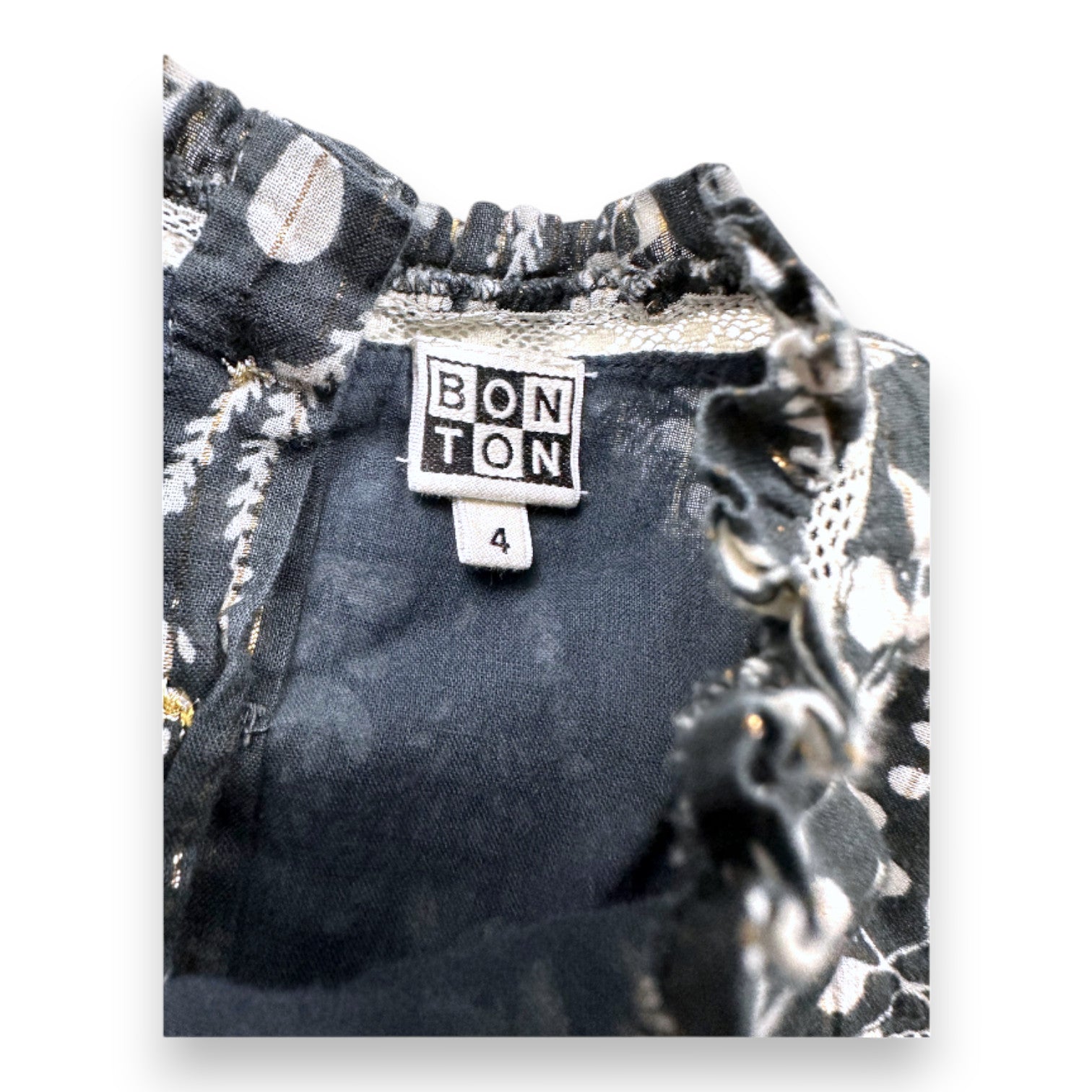 BONTON - DRESS - GREY - 4 YEARS