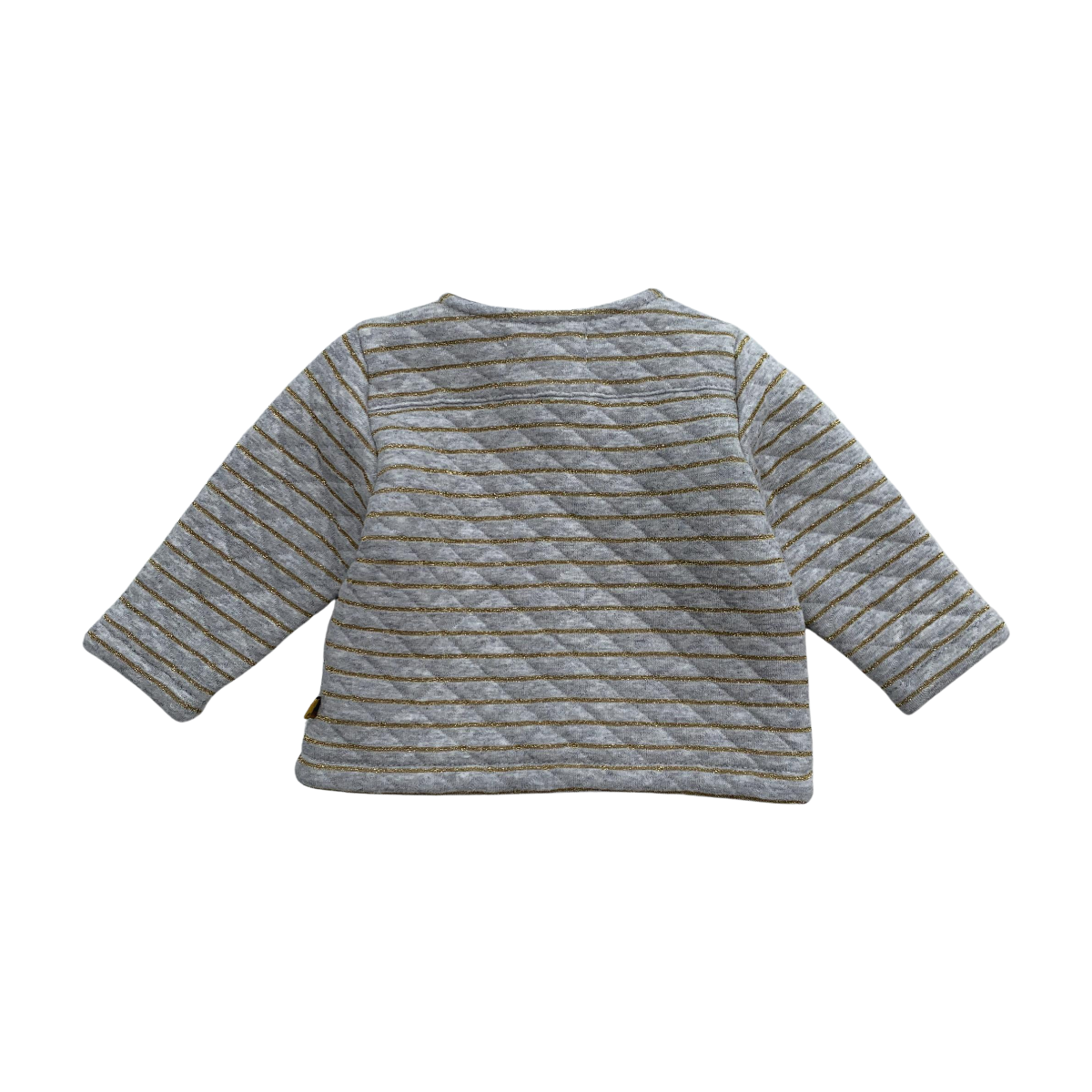 ARSÈNE ET LES PIPELETTES - CARDIGAN - GRIS, OR - 3 MOIS