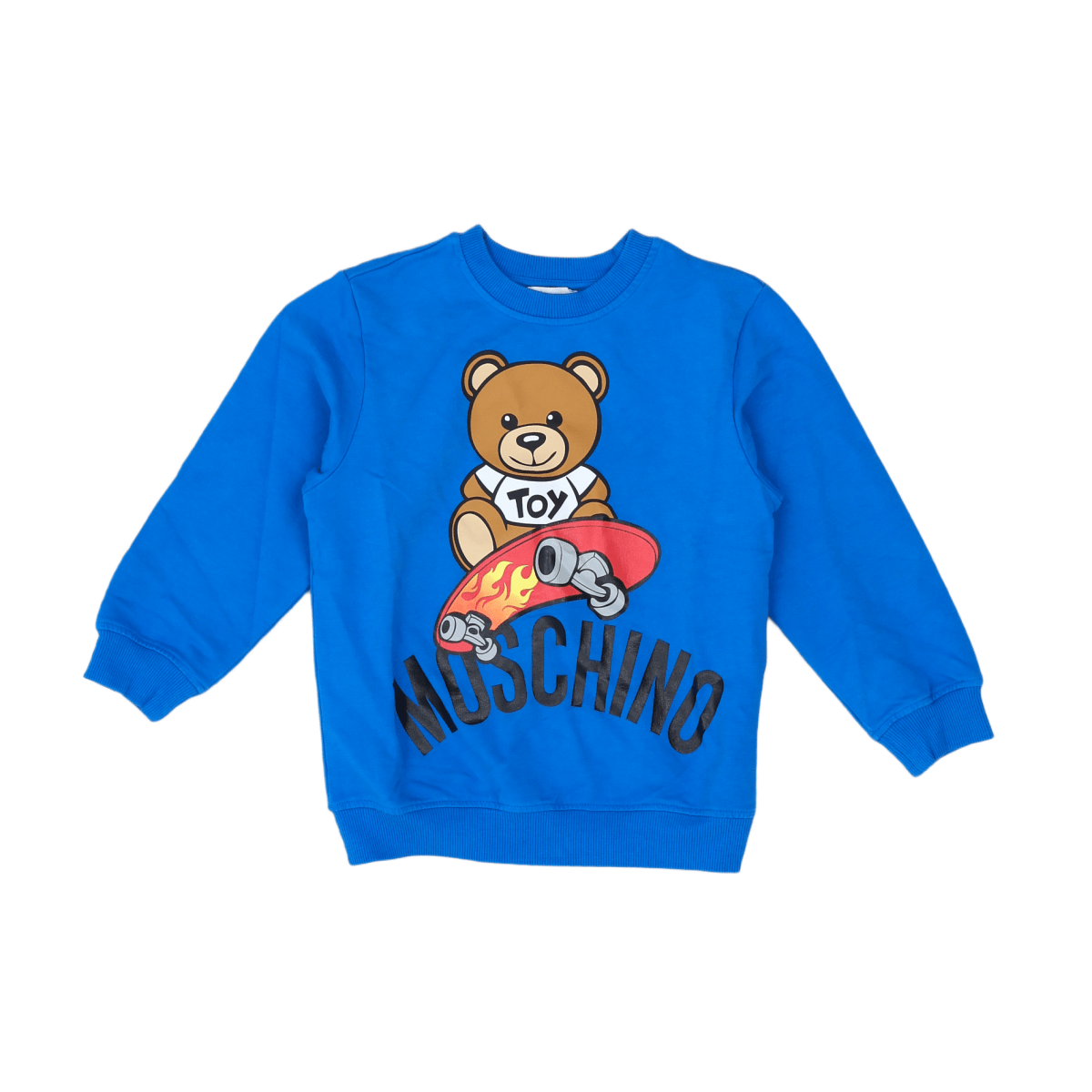 MOSCHINO - PULL - BLEU - 4 ANS
