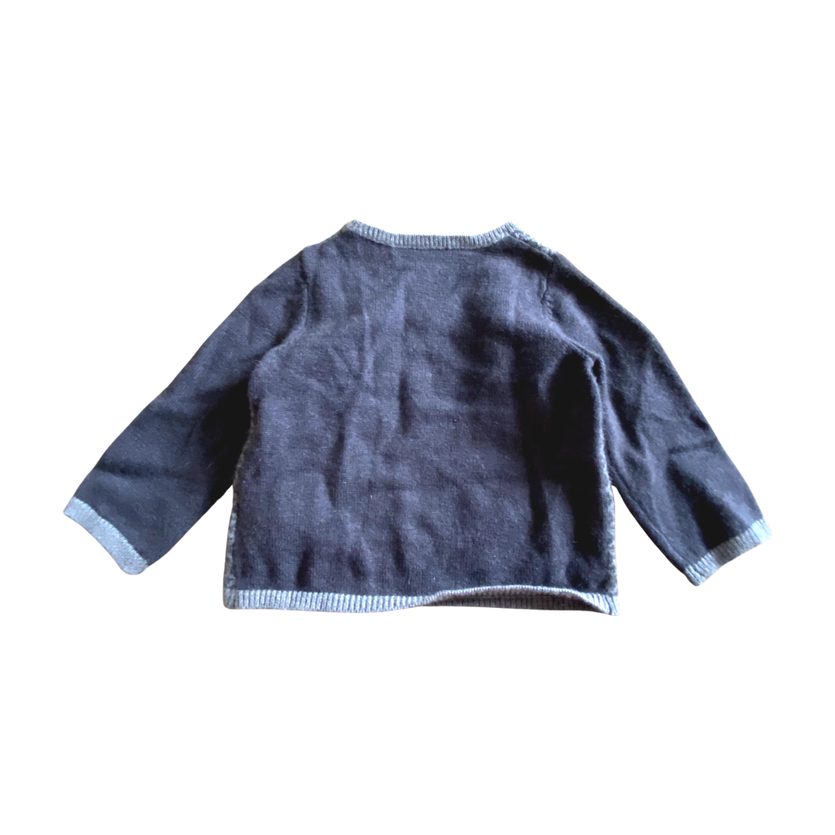 BONPOINT - PULL - GRIS - 6 MOIS