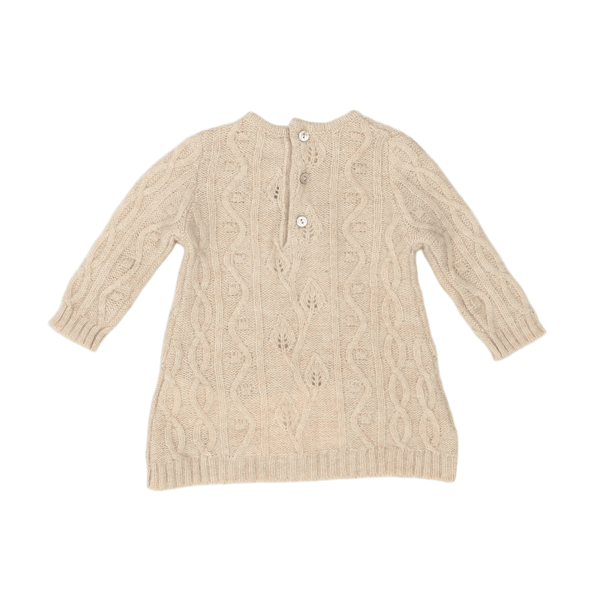 PETIT BATEAU - PULL - BEIGE, BLEU - 3 ANS