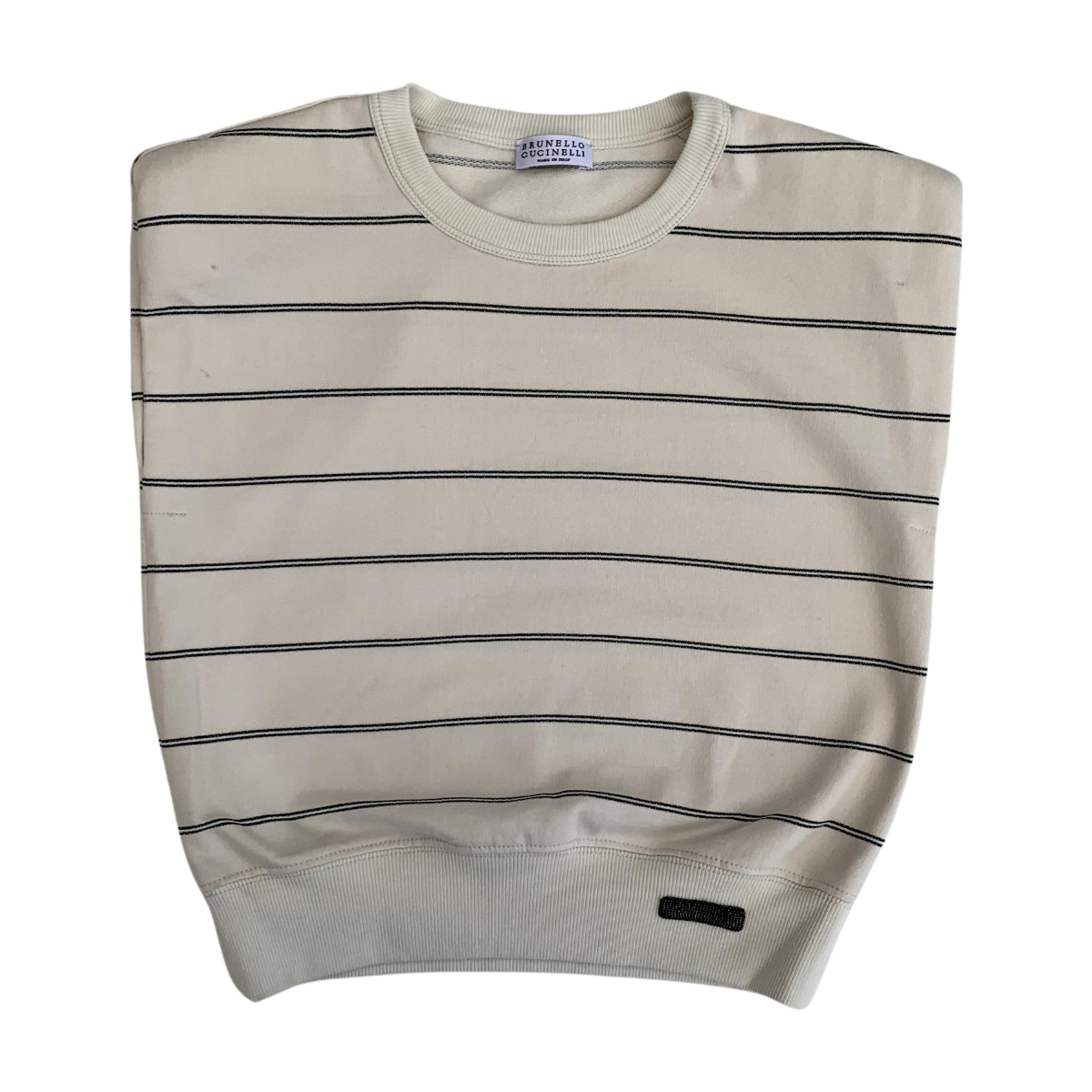 BRUNELLO CUCINELLI - T-SHIRT - BEIGE - 8 ANS