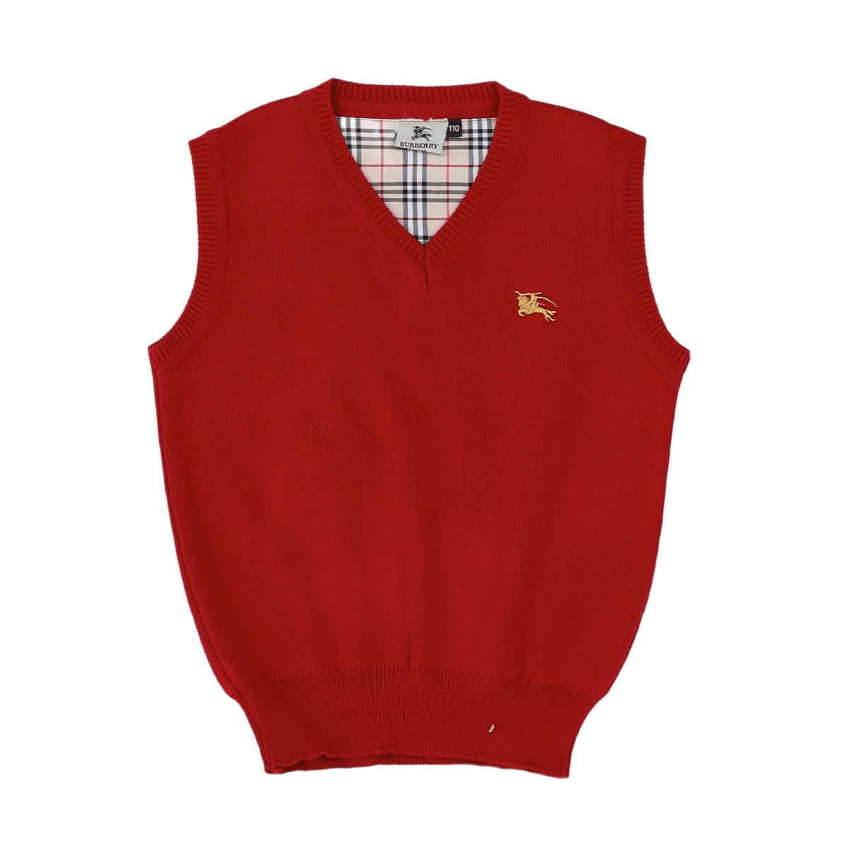 BURBERRY - PULLOVER - ROT - 5 JAHRE