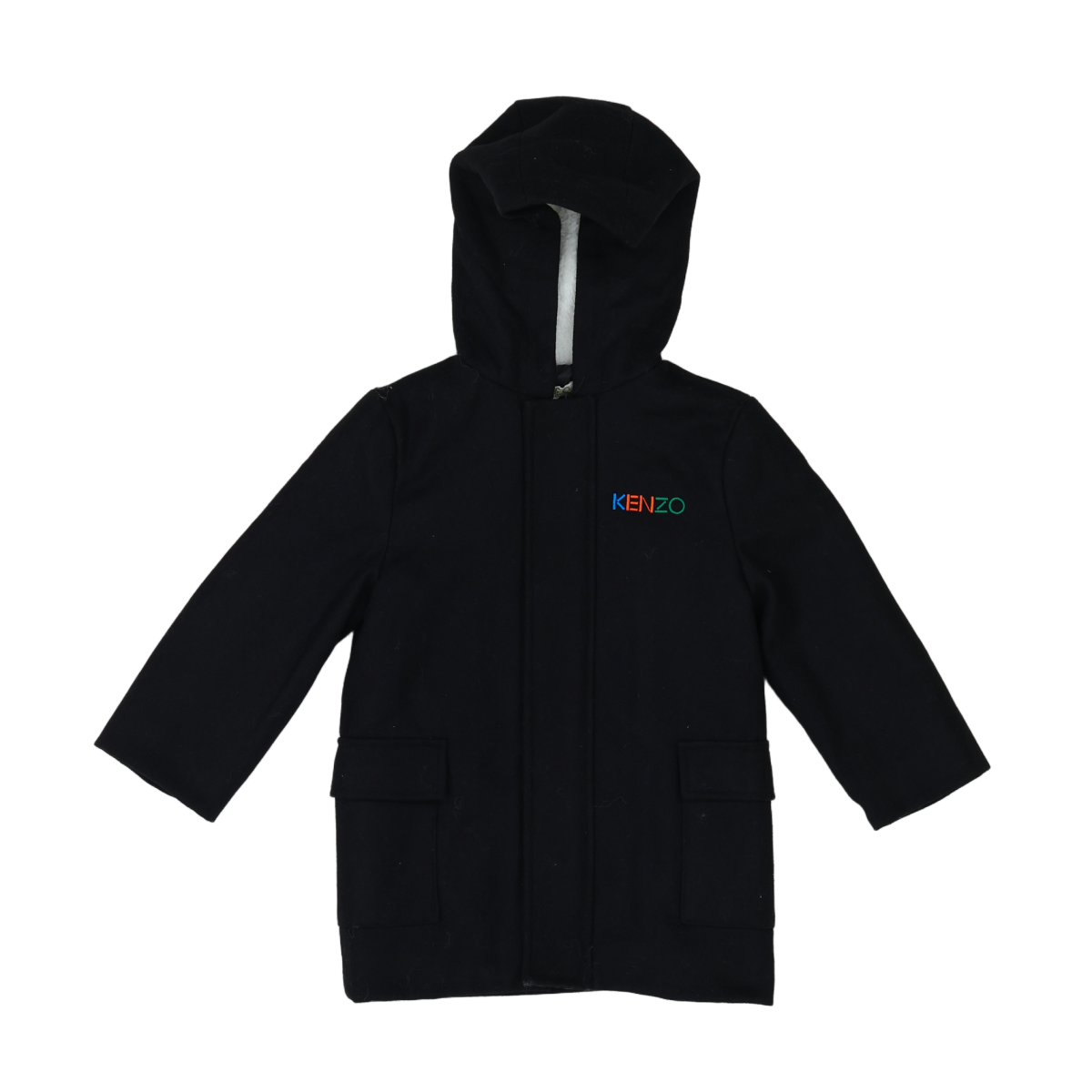 KENZO - MANTEAU - NOIR - 4 ANS