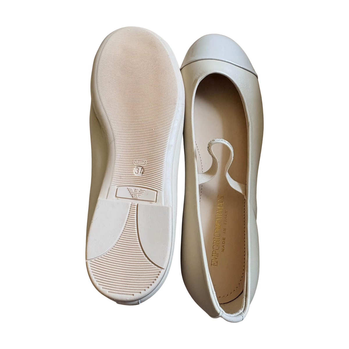 ARMANI - BALLERINES - BEIGE - 34