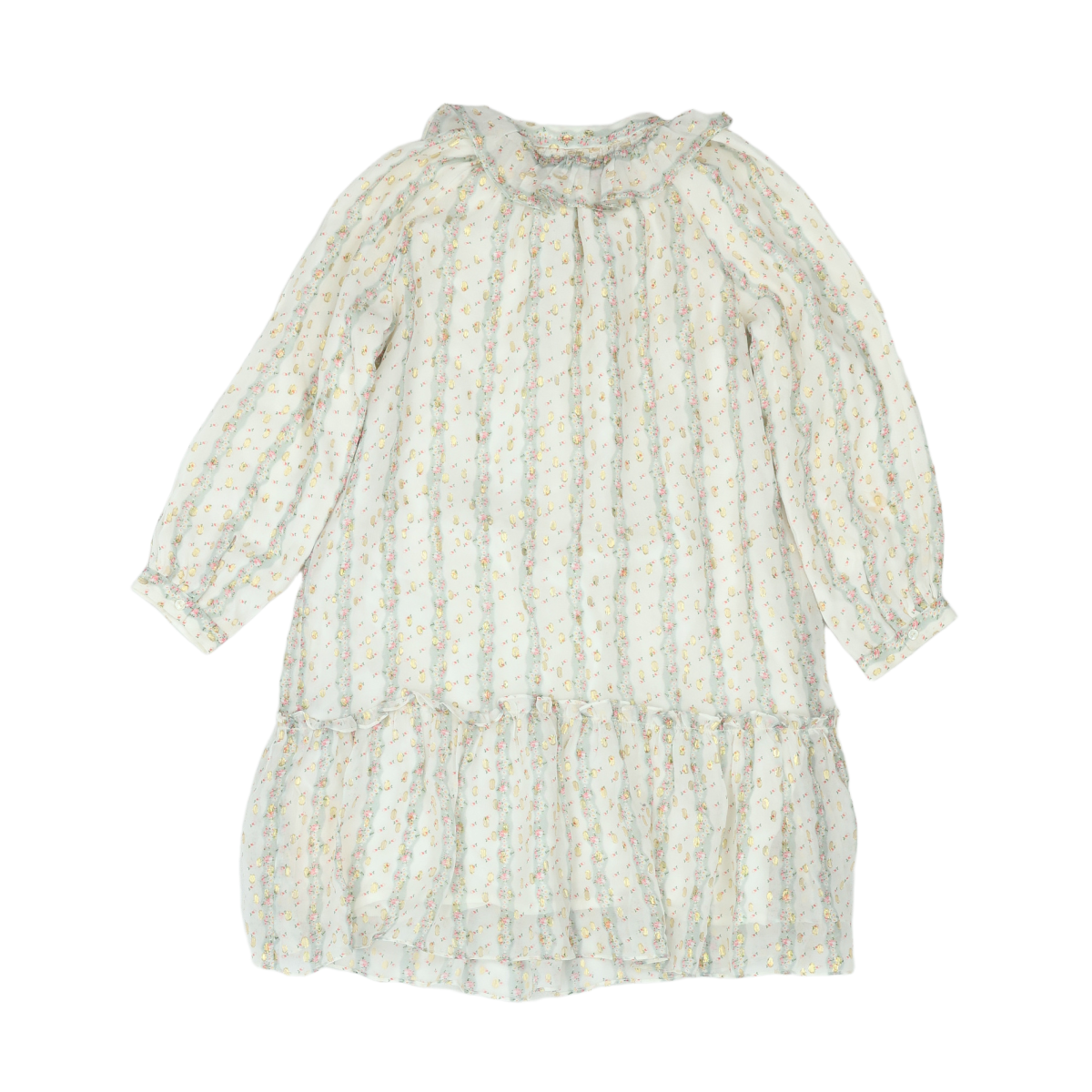 BONPOINT - ROBE - BLANC - 8 ANS