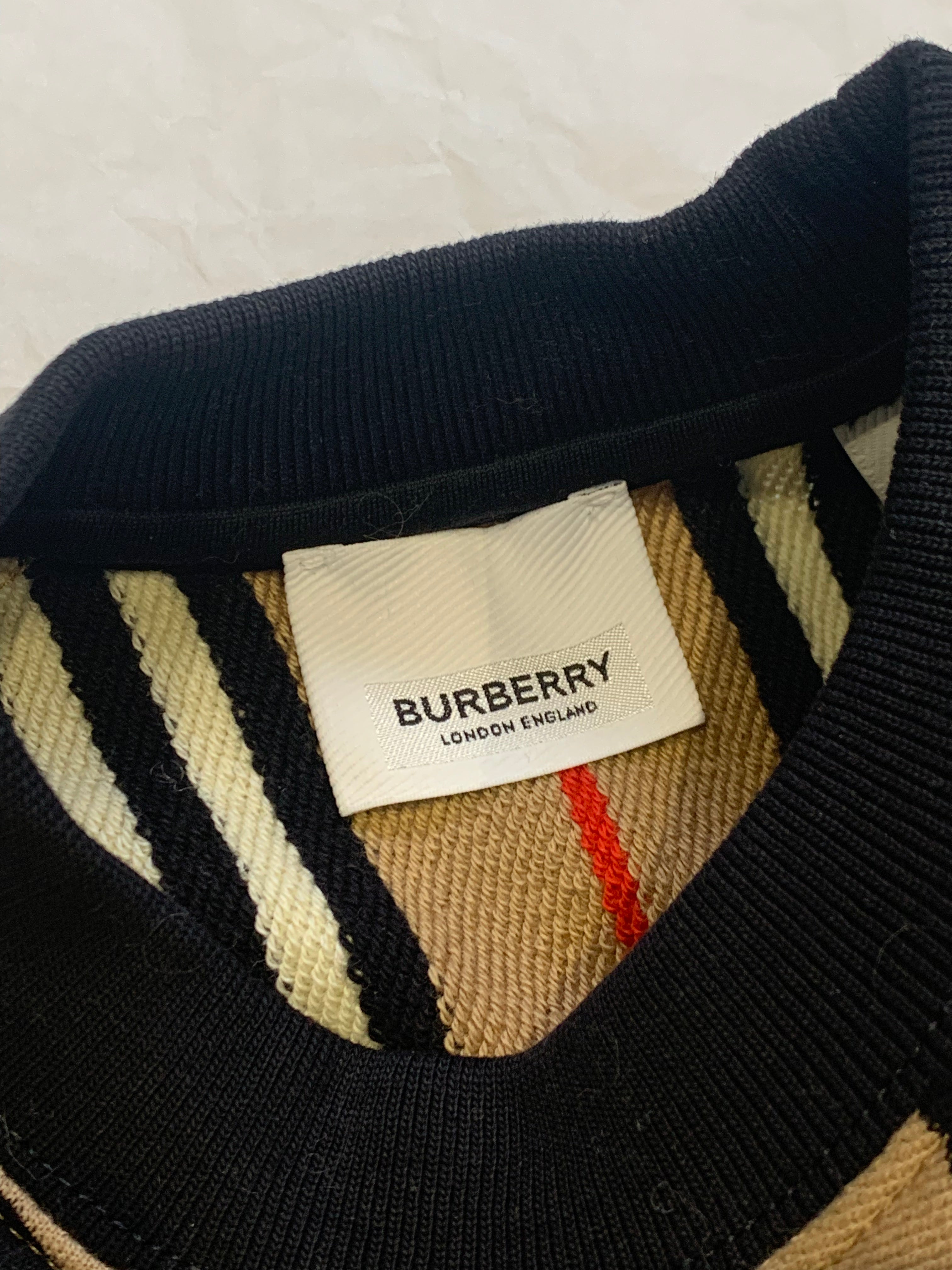 BURBERRY - SWEATSHIRT - BRAUN, SCHWARZ - 4 JAHRE
