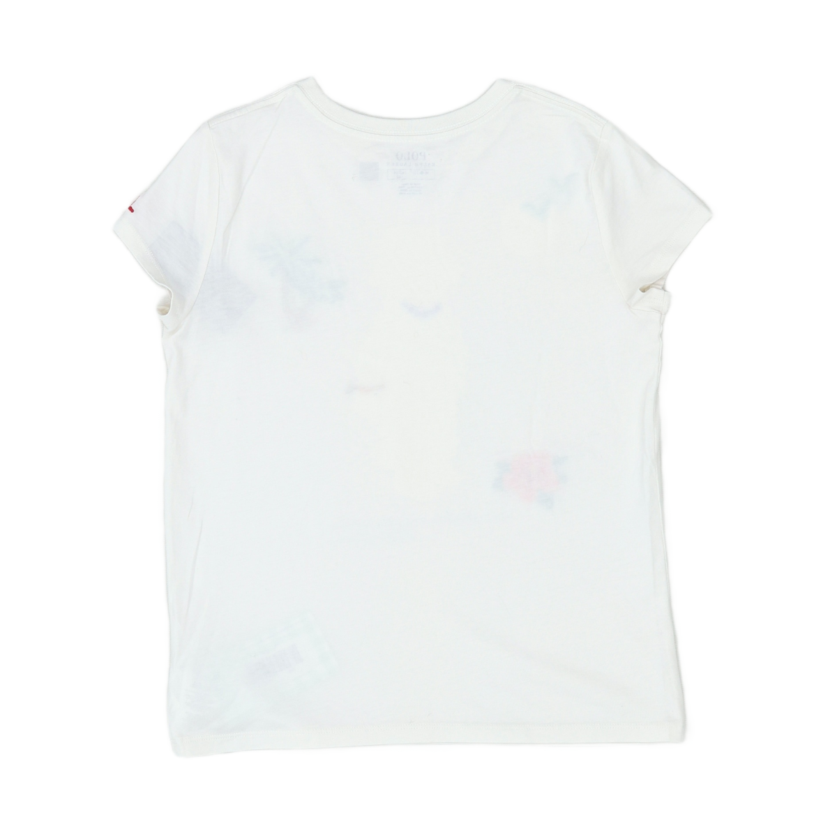 RALPH LAUREN - T-SHIRT - BLANC - 10 ANS