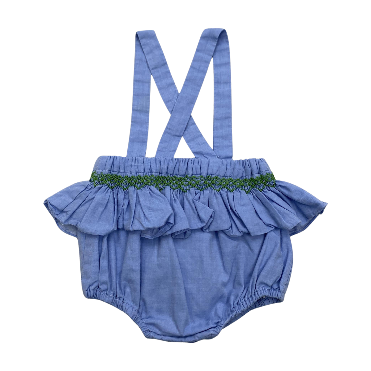 JACADI - BLOOMER - BLEU, VERT - 6 MOIS
