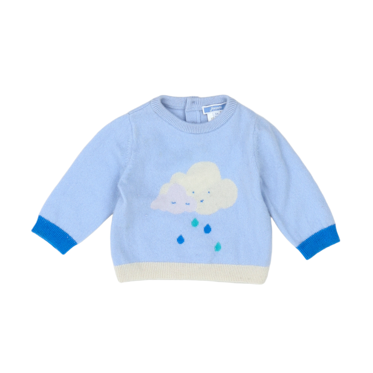 JACADI - PULL - BLEU - 6 MOIS