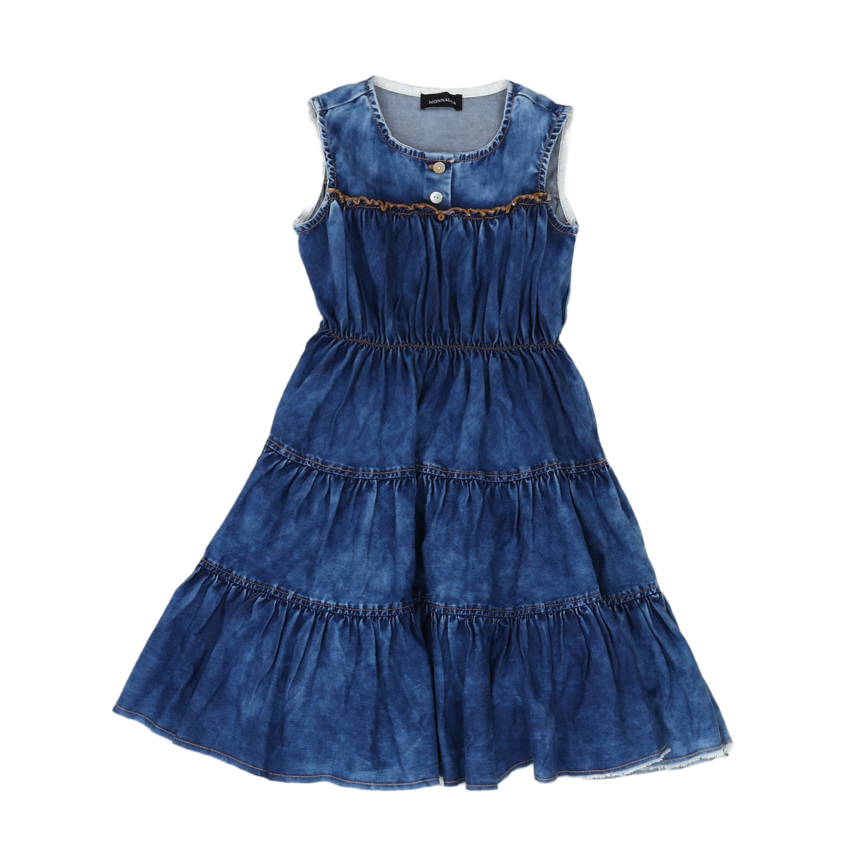 MONNALISA - ROBE - BLEU - 8 ANS