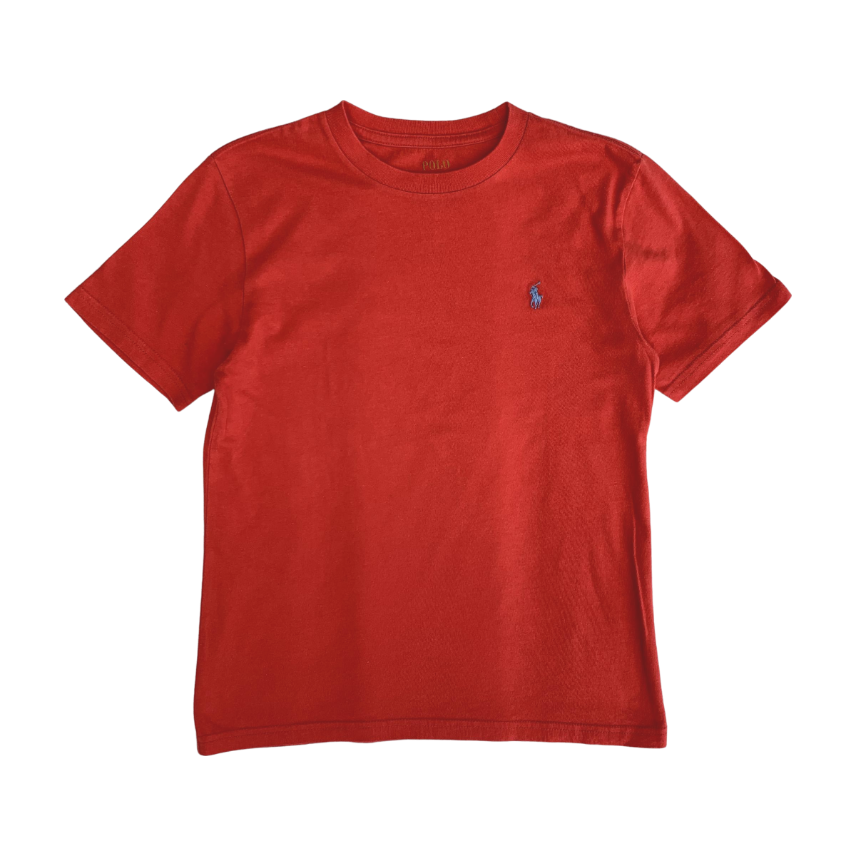 RALPH LAUREN - T-SHIRT - ORANGE - 10 ANS