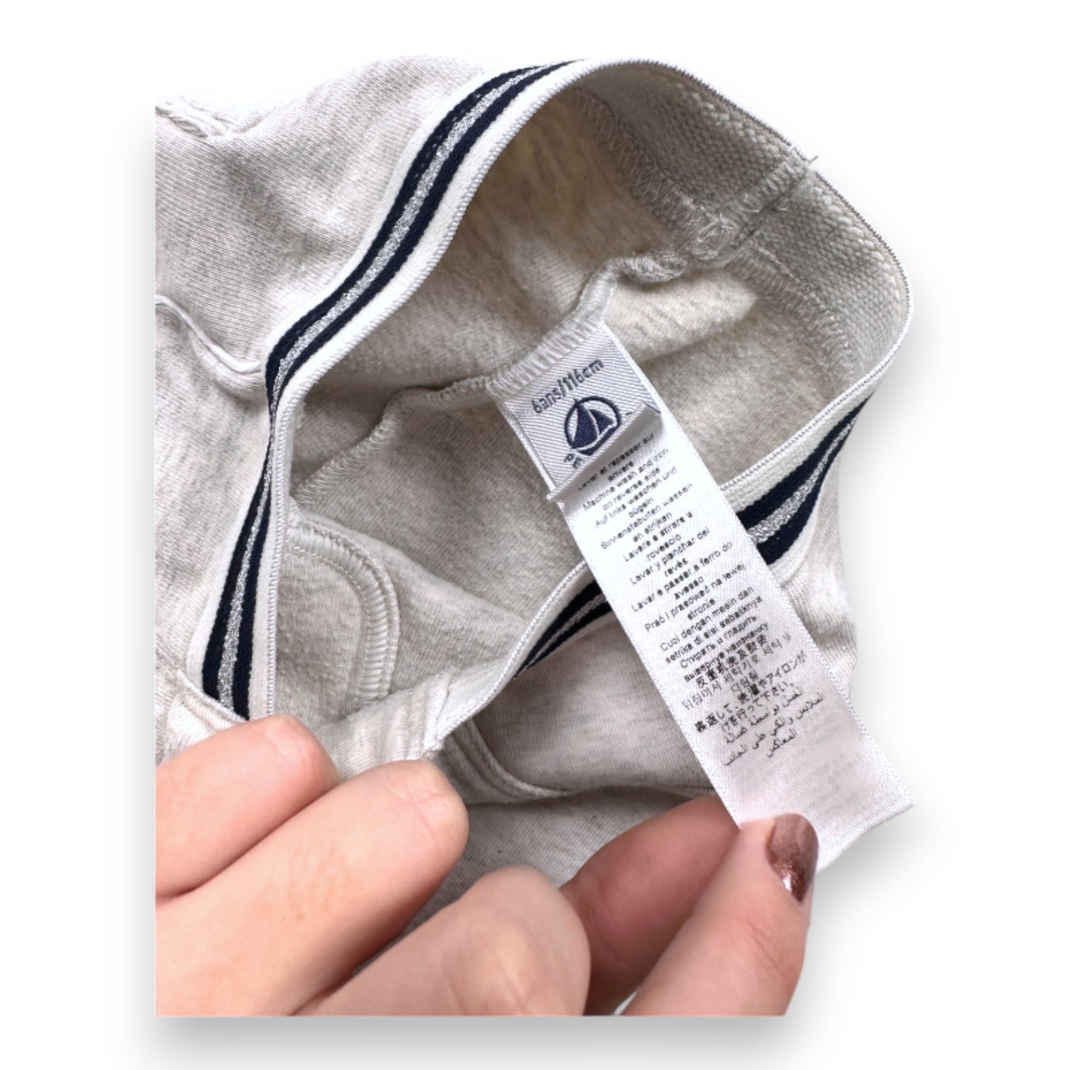 LITTLE BOAT - PANTS - GREY - 6 YEARS