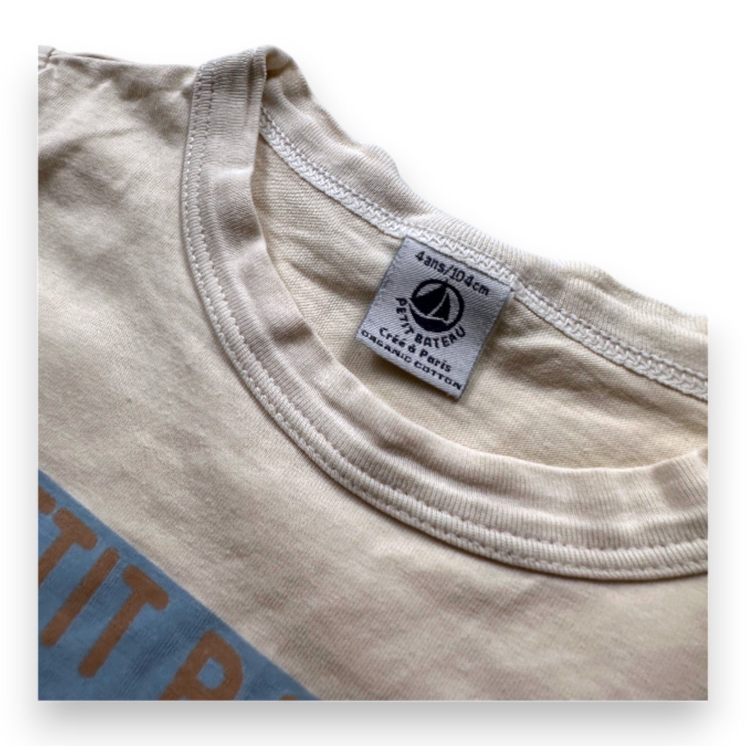 LITTLE BOAT - T-SHIRT - BEIGE - 4 JAHRE