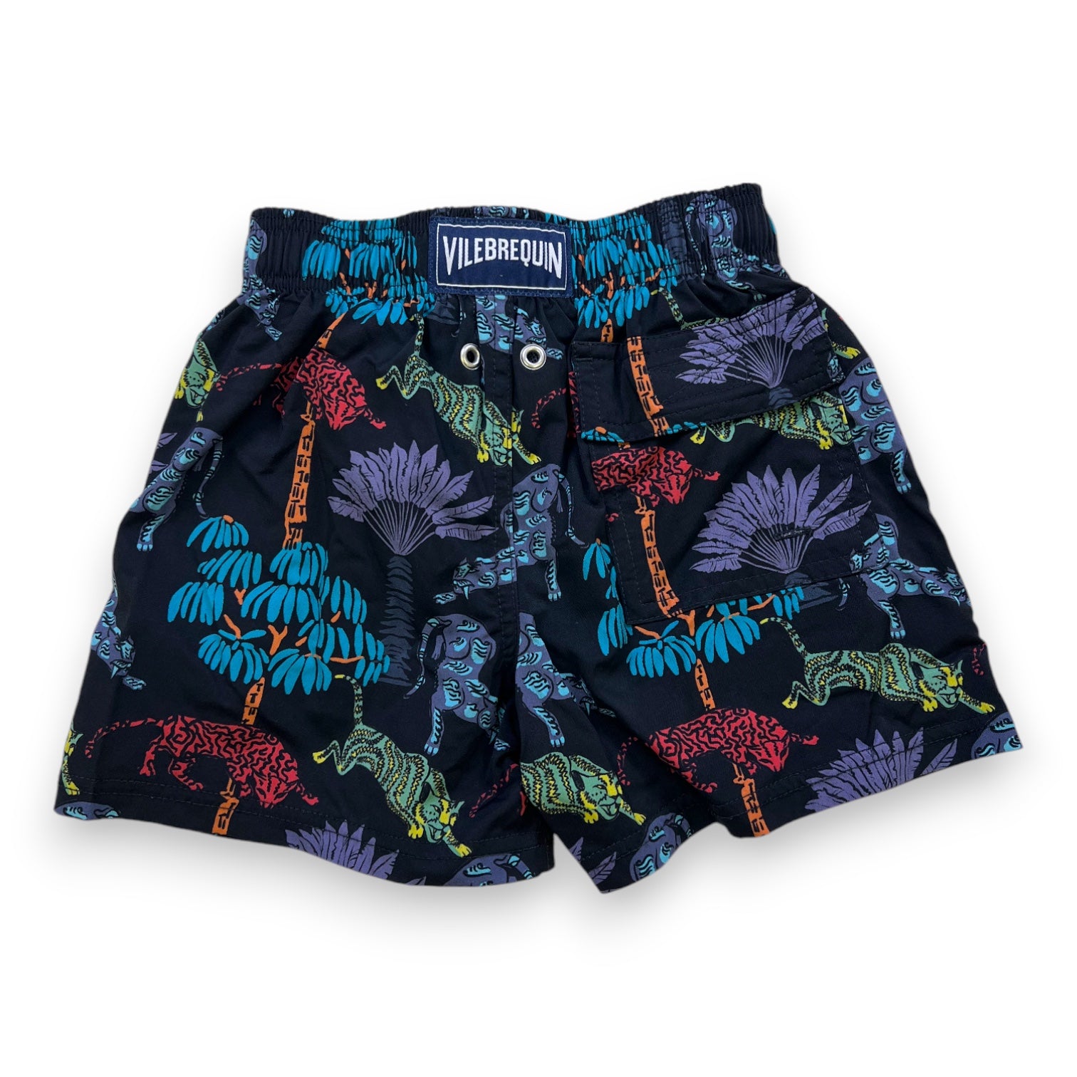 VILEBREQUIN - SWIM SHORTS - BLACK, MULTICOLOR - 3 YEARS