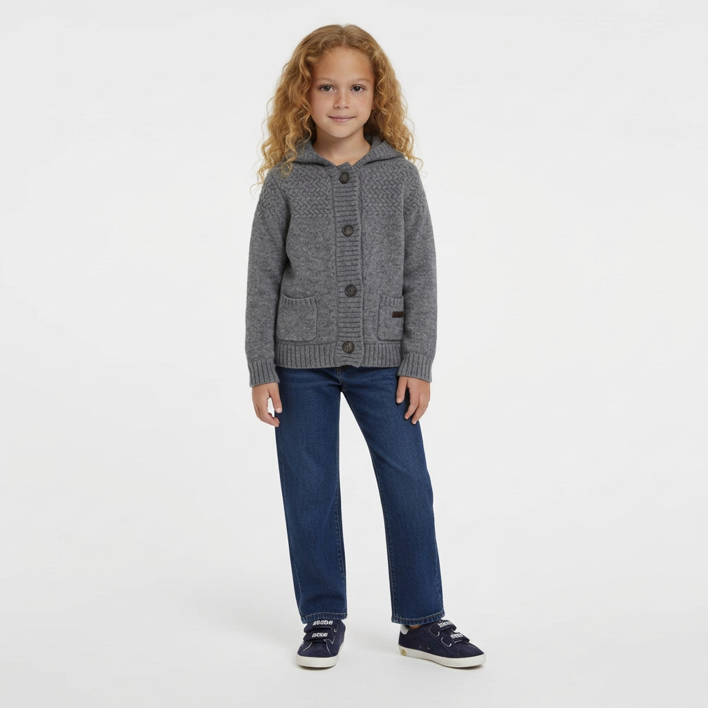 TARTINE ET CHOCOLAT - CARDIGAN - GRIS - 4 ANS