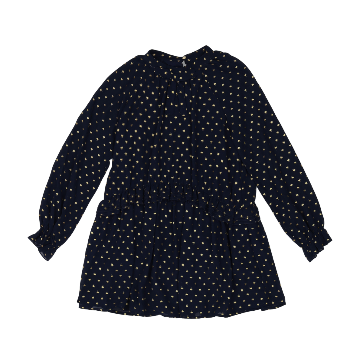 MAYORAL - ROBE - BLEU, OR - 12 ANS