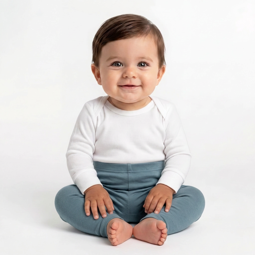 BONPOINT - Legging vert - 6 mois