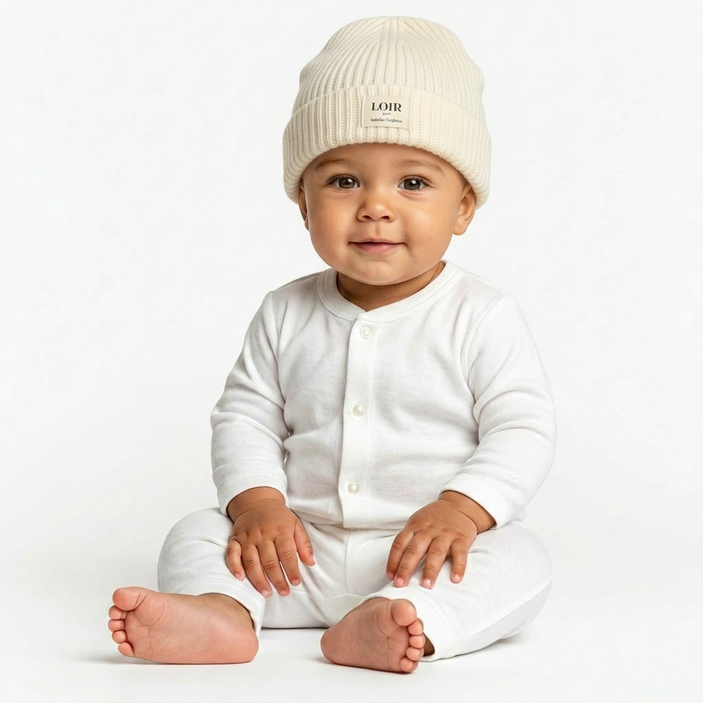 LOIR - BONNET - BEIGE - 12 MOIS