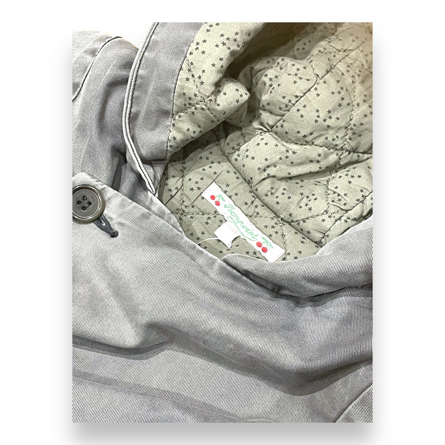 BONPOINT - Grey coat - 18 months