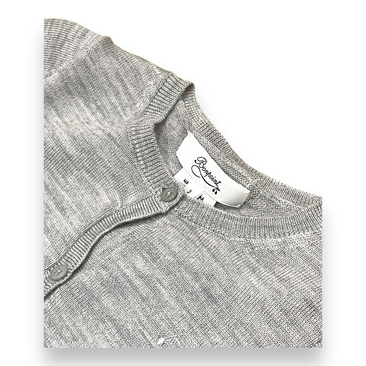 BONPOINT - Gray cardigan - 3 years