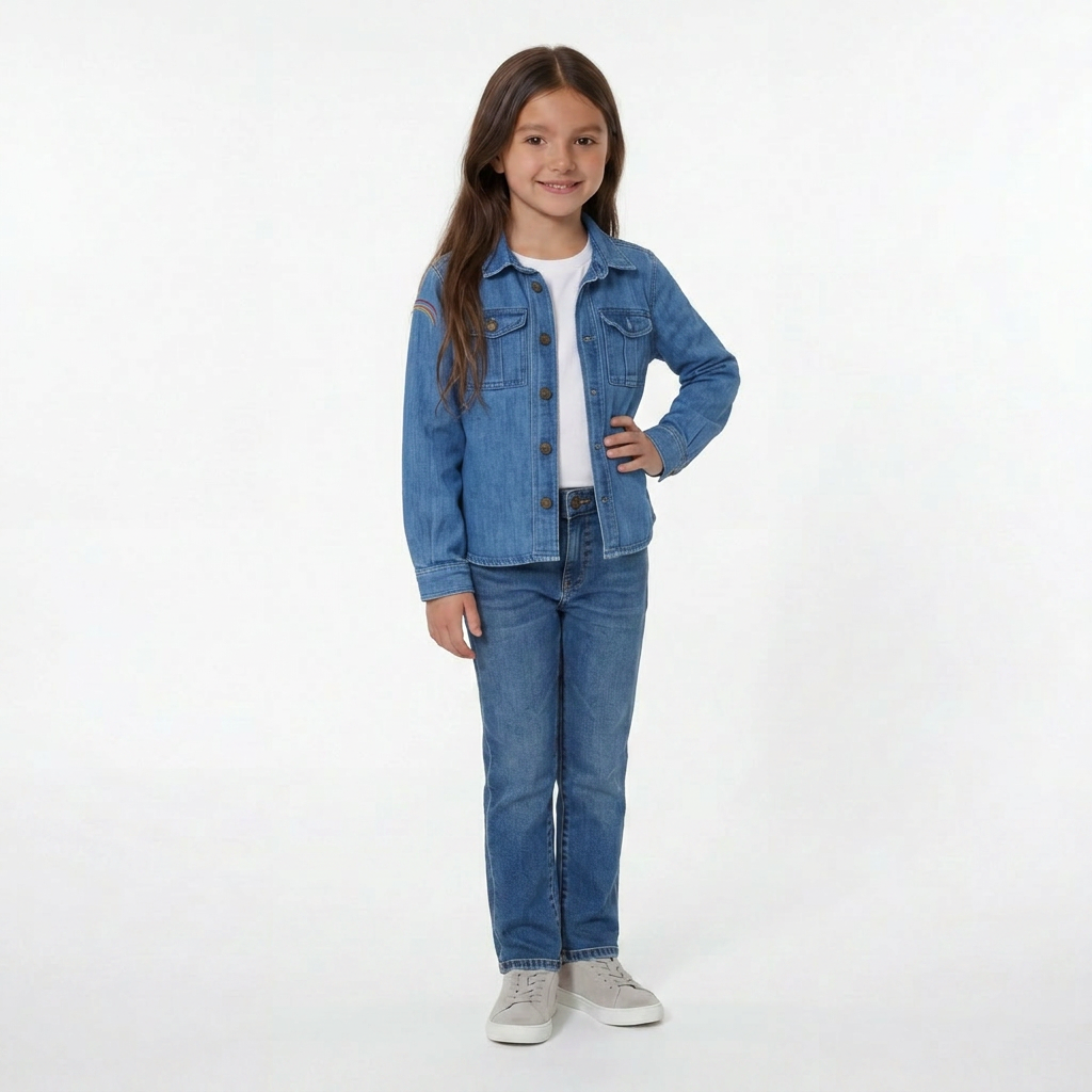 BONTON - VESTE EN JEAN - BLEU - 8 ANS