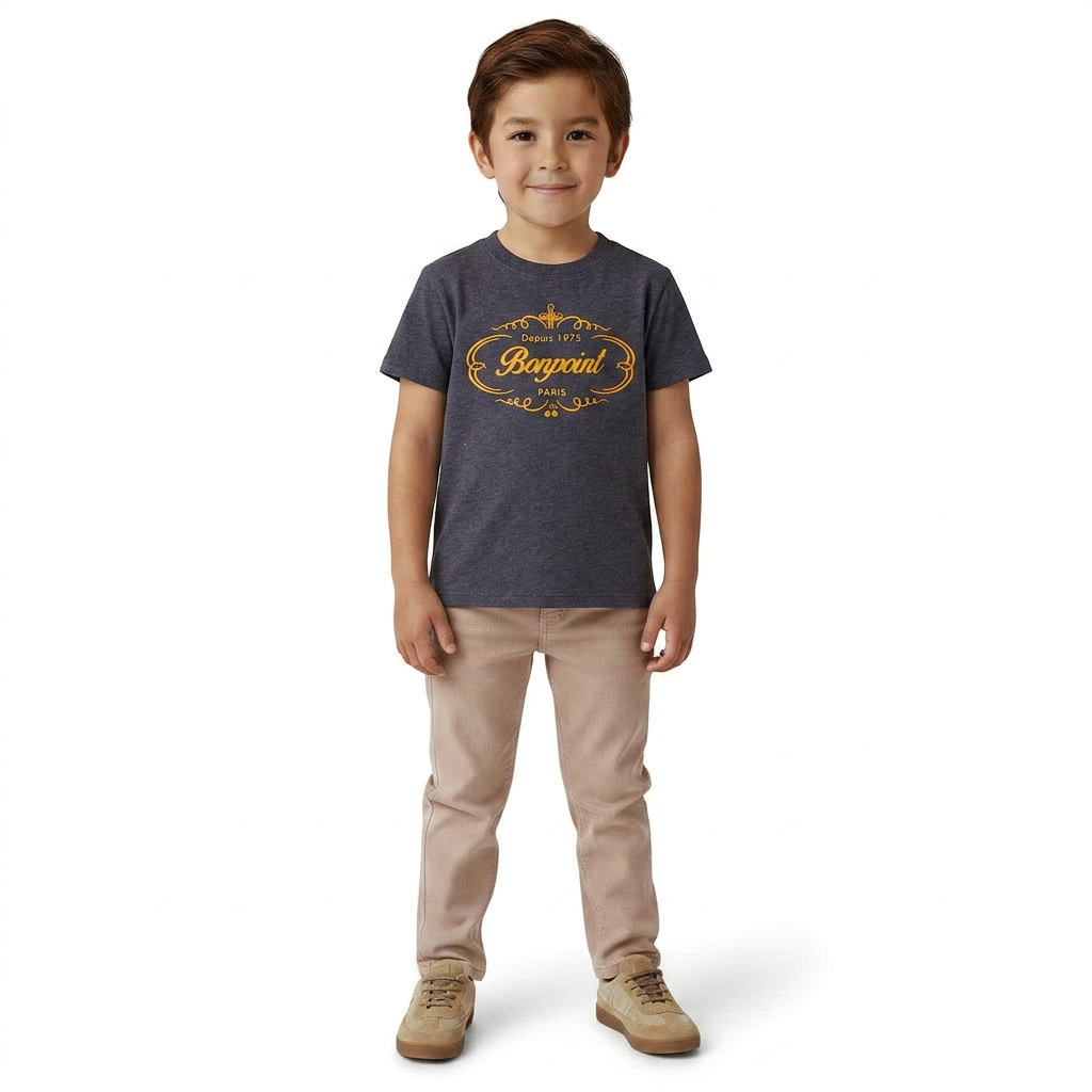 BONPOINT - T-SHIRT - GRIS - 4 ANS
