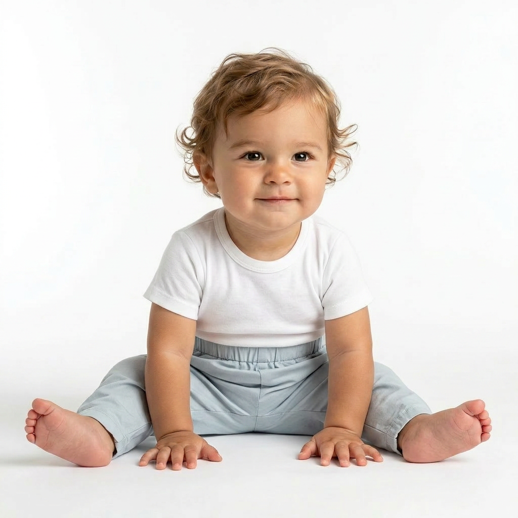 BONPOINT - PANTALON - BLEU - 12 MOIS