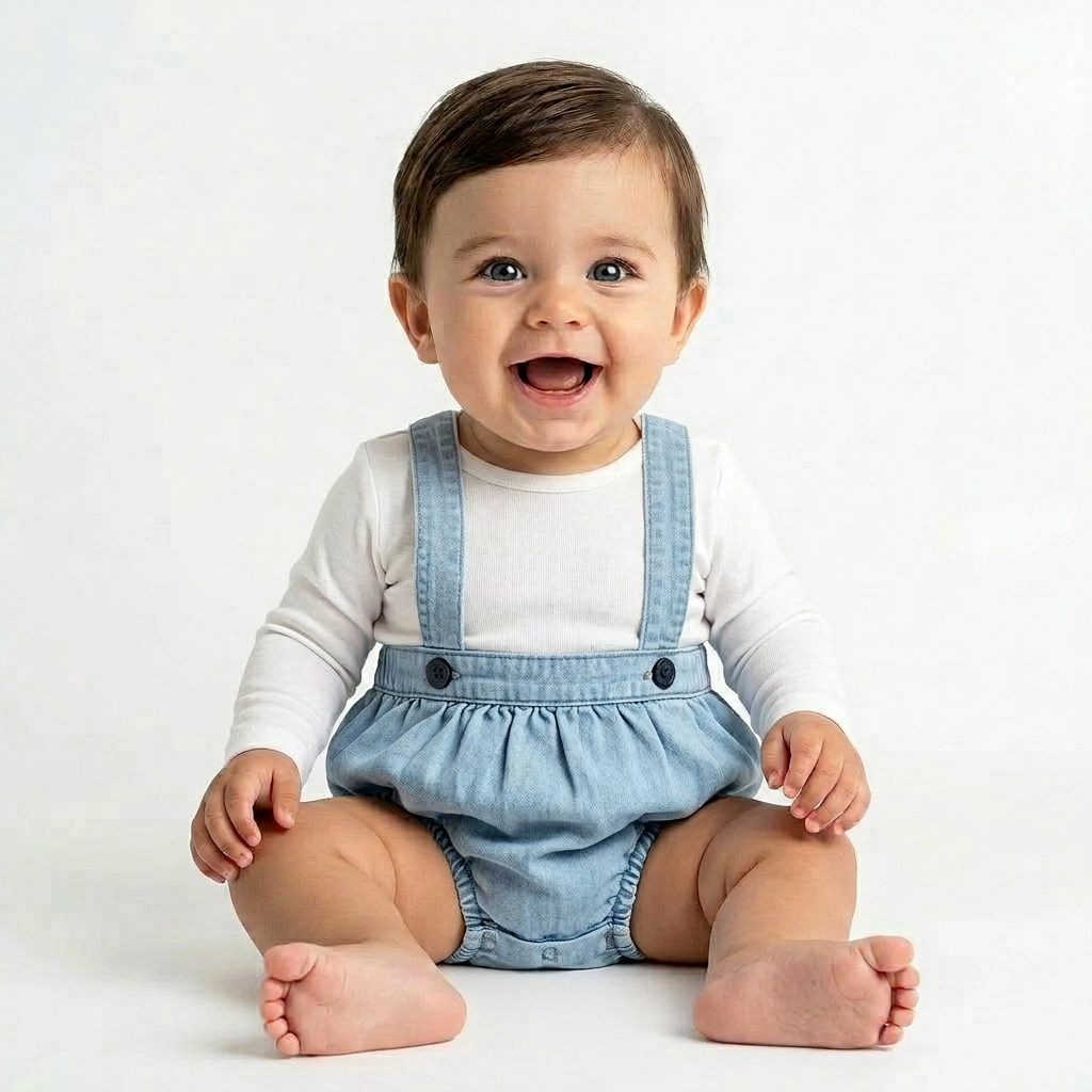 BONTON - SALOPETTE - BLEU - 12 MOIS