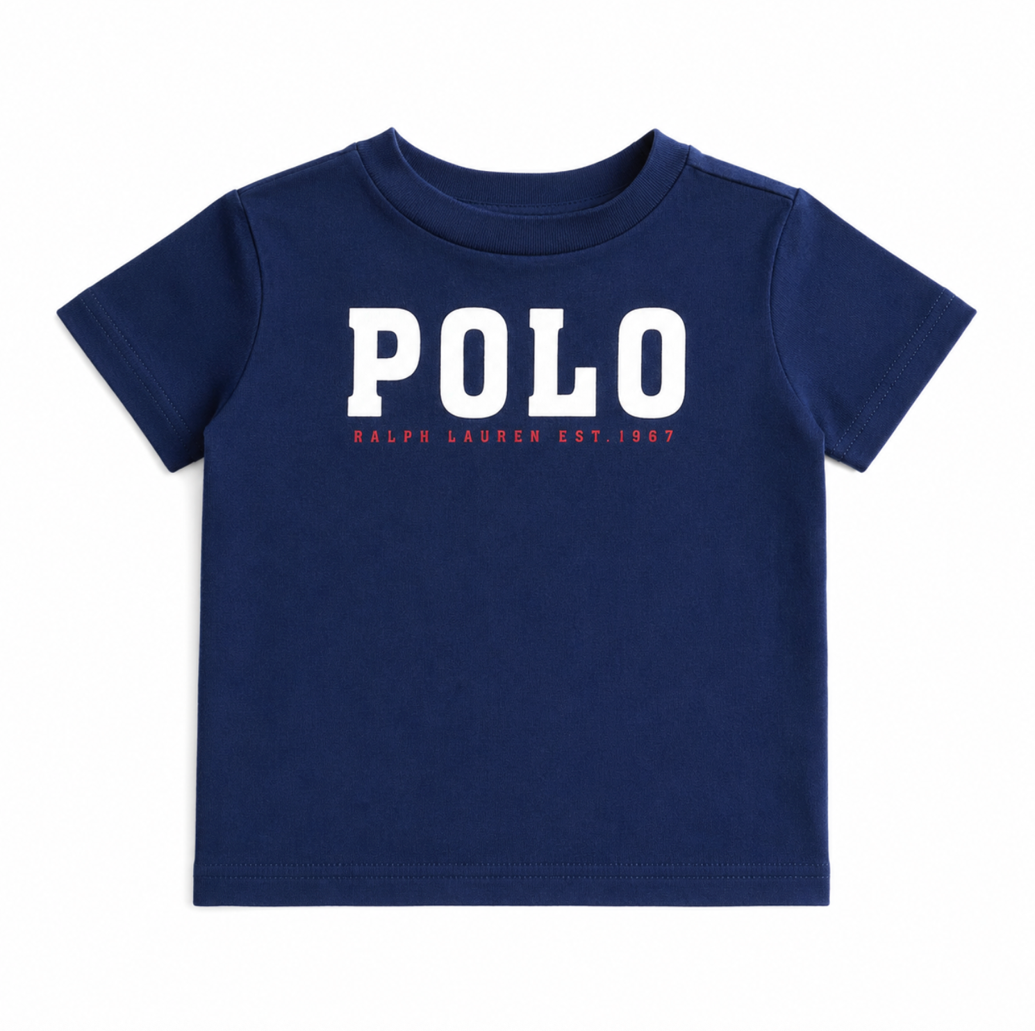 RALPH LAUREN - T-SHIRT - BLEU - 12 MOIS